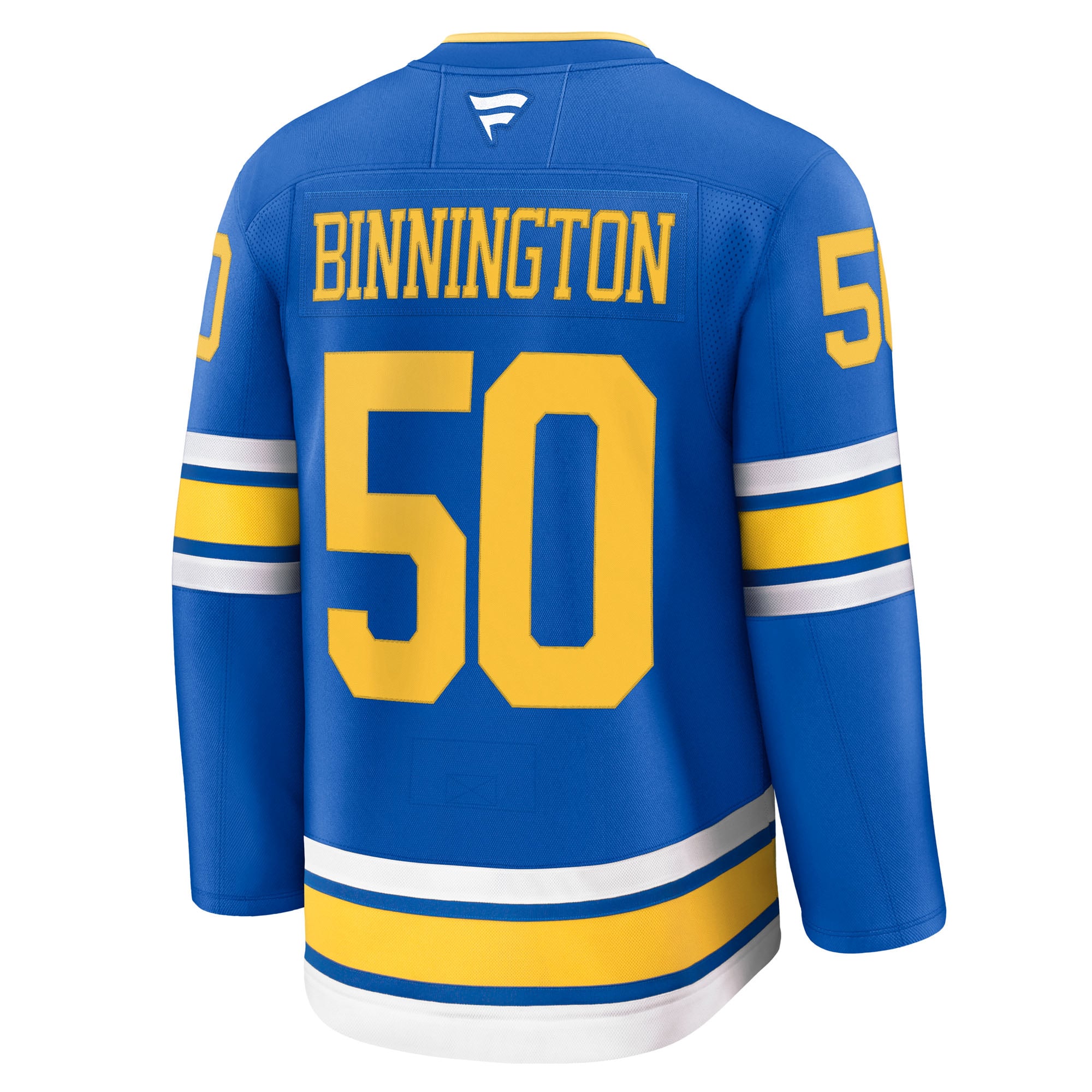 Jordan Binnington St. Louis Blues Home Premium Player Jersey - Blue - Image 4