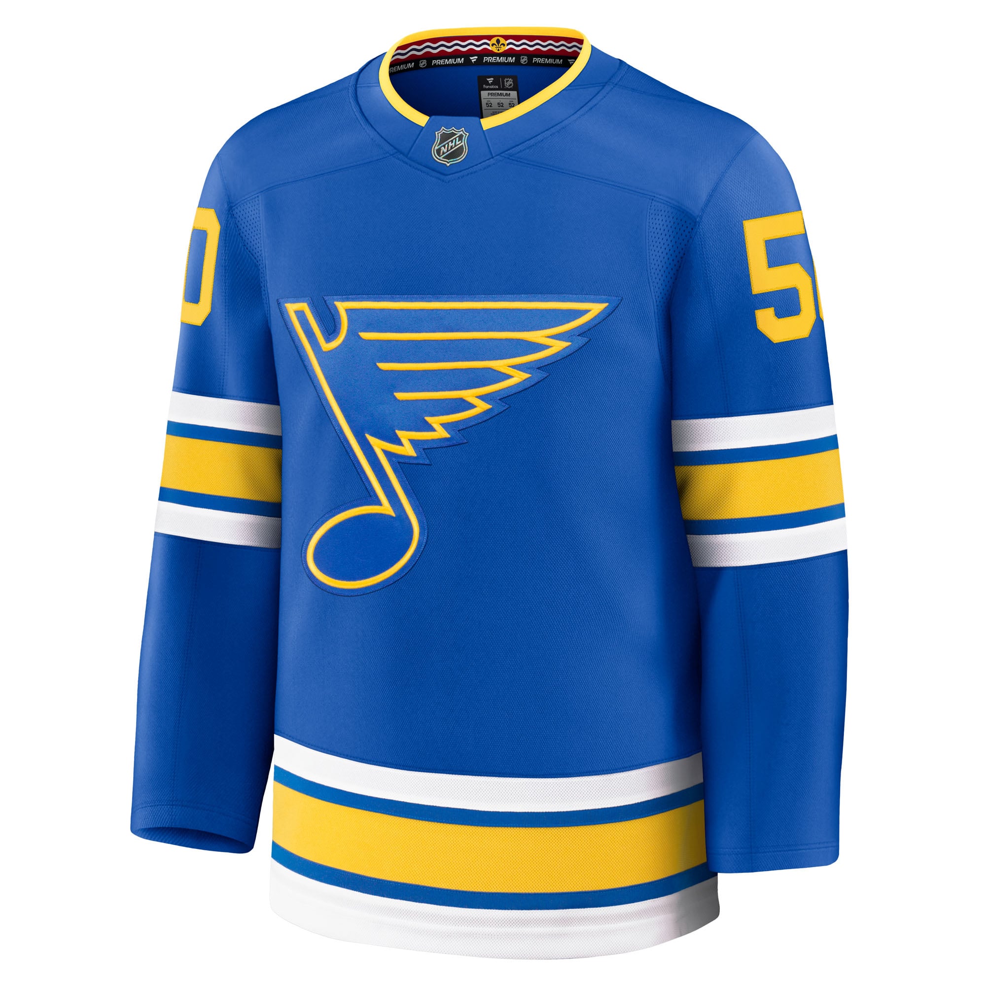 Jordan Binnington St. Louis Blues Home Premium Player Jersey - Blue - Image 3