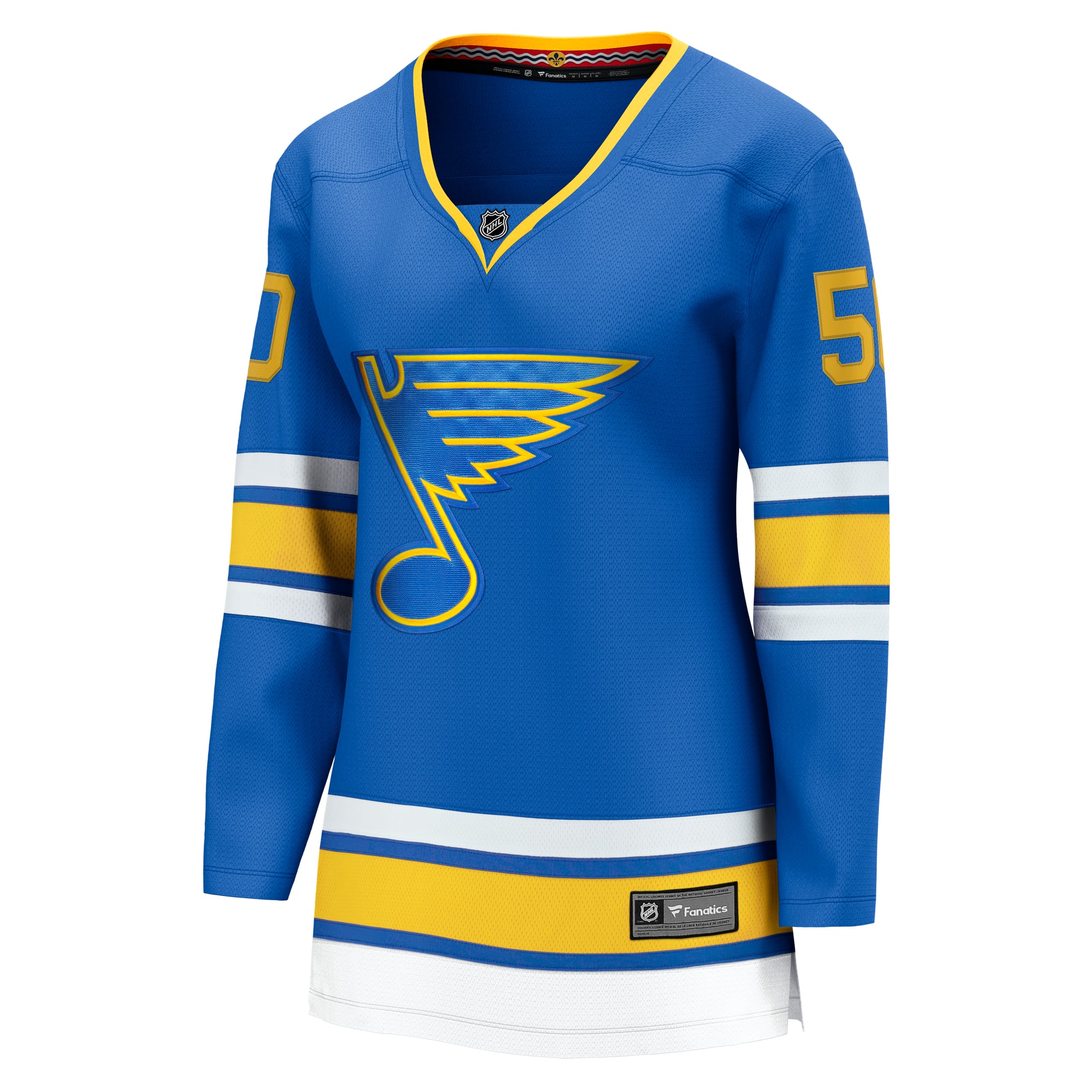 Jordan Binnington St. Louis Blues Women's Home Breakaway Player Jersey - Blue - Image 3