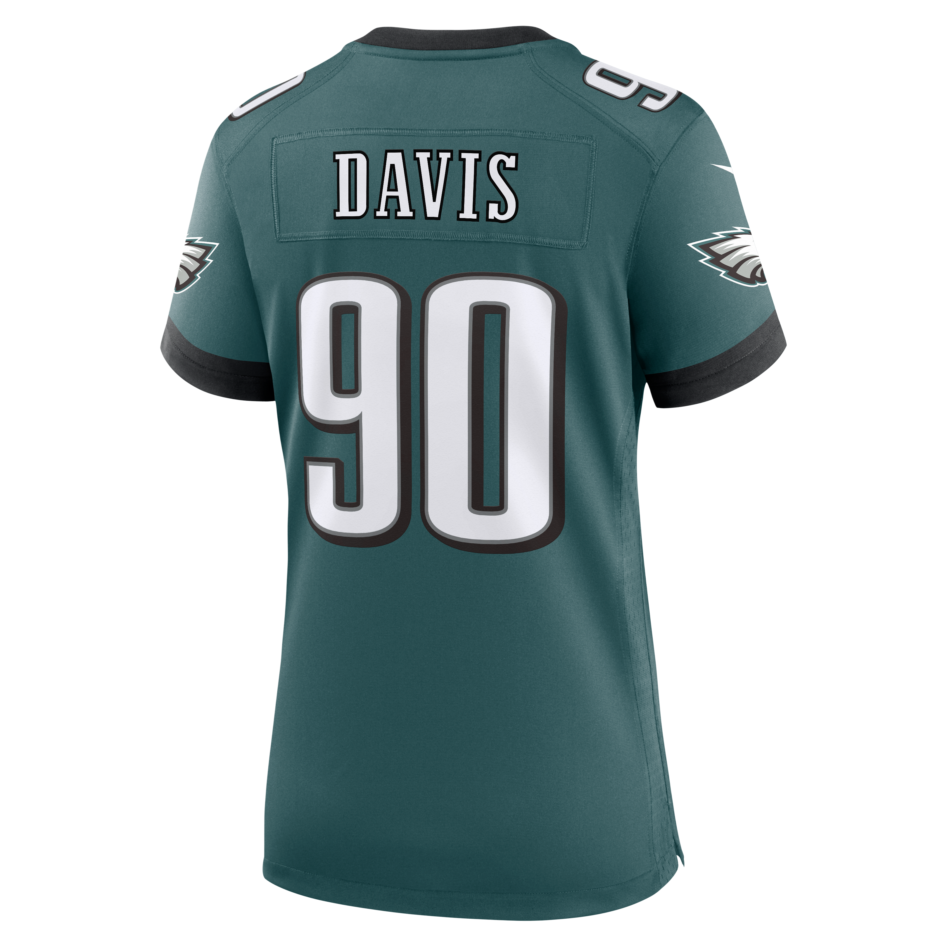 Jordan Davis Philadelphia Eagles Women's Team Game Jersey - Midnight Green - Midnight Green - Image 4