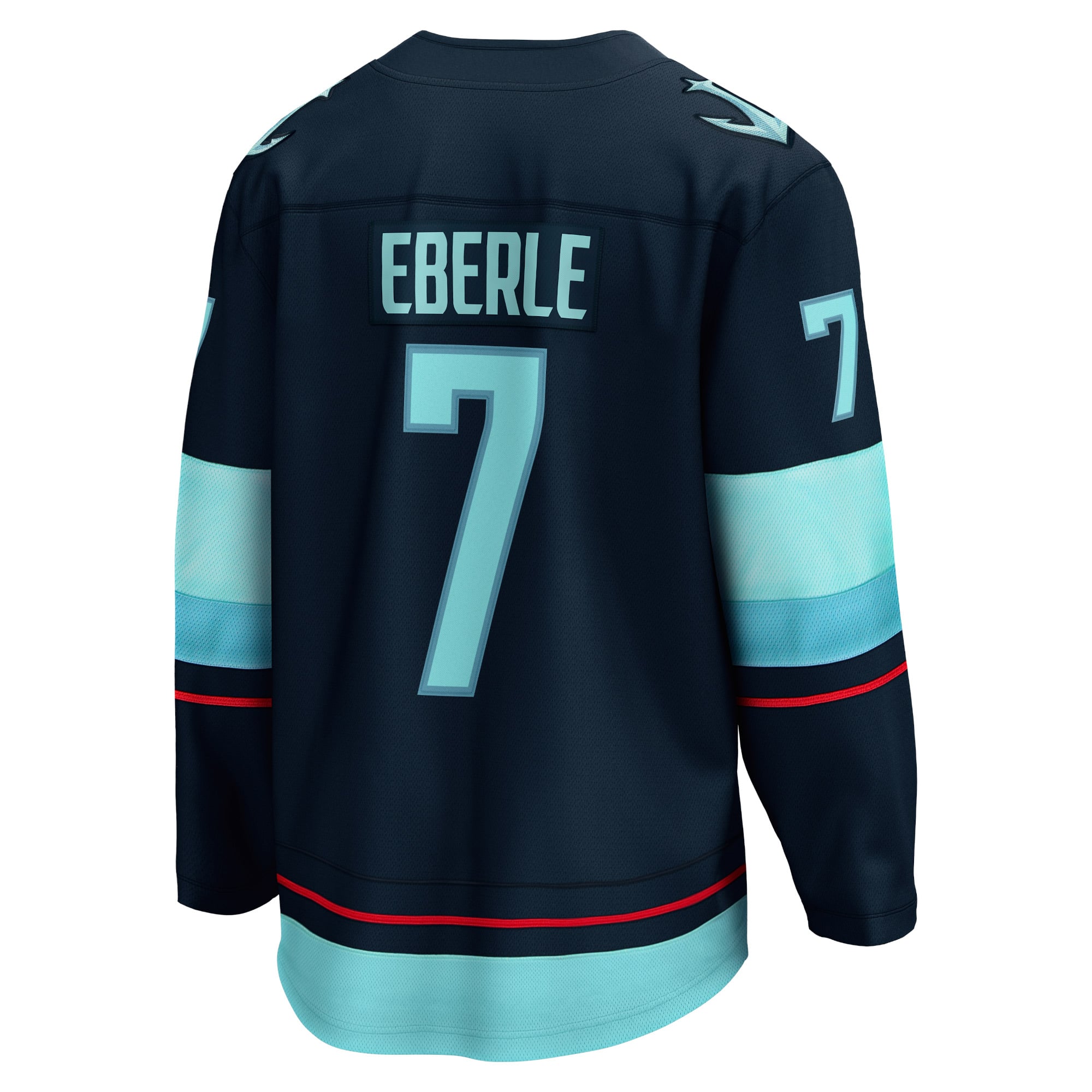 Jordan Eberle Seattle Kraken Home Breakaway Player Jersey - Navy - Image 4