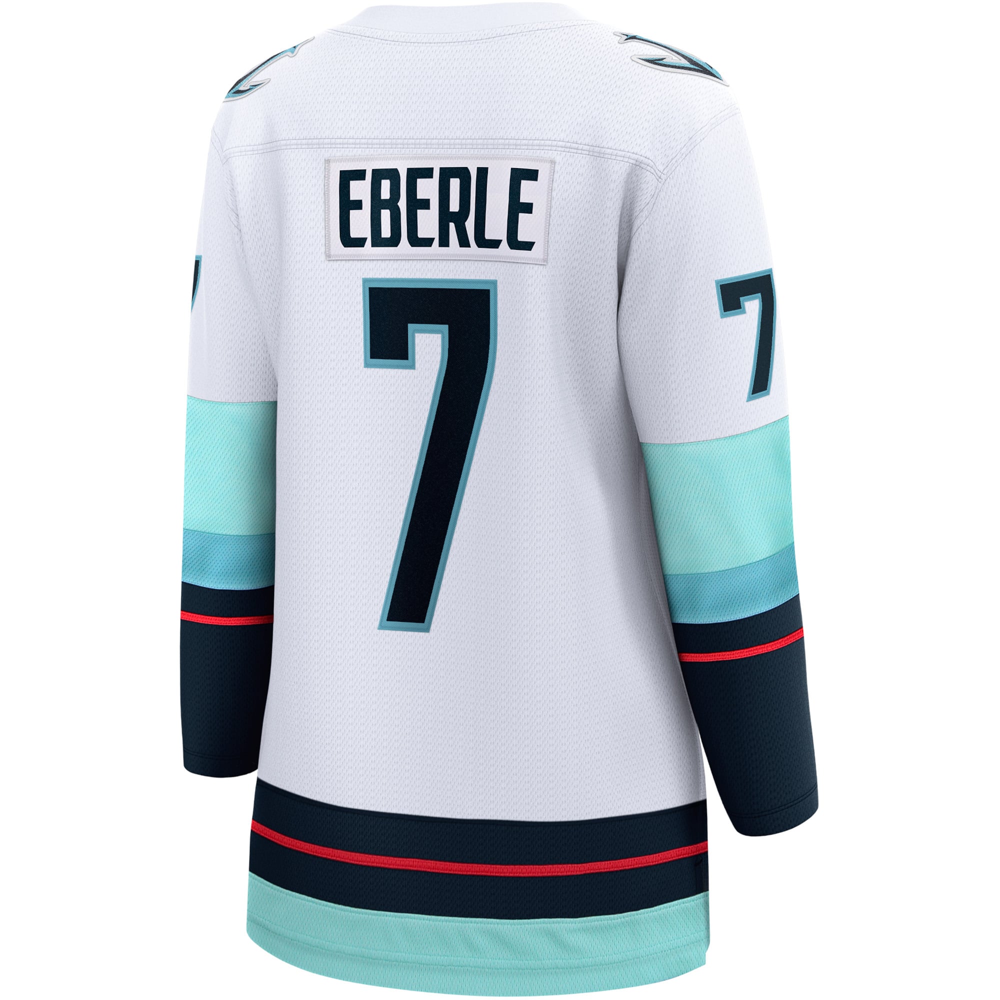 Jordan Eberle Seattle Kraken Women's Away Breakaway Jersey - White - Image 4