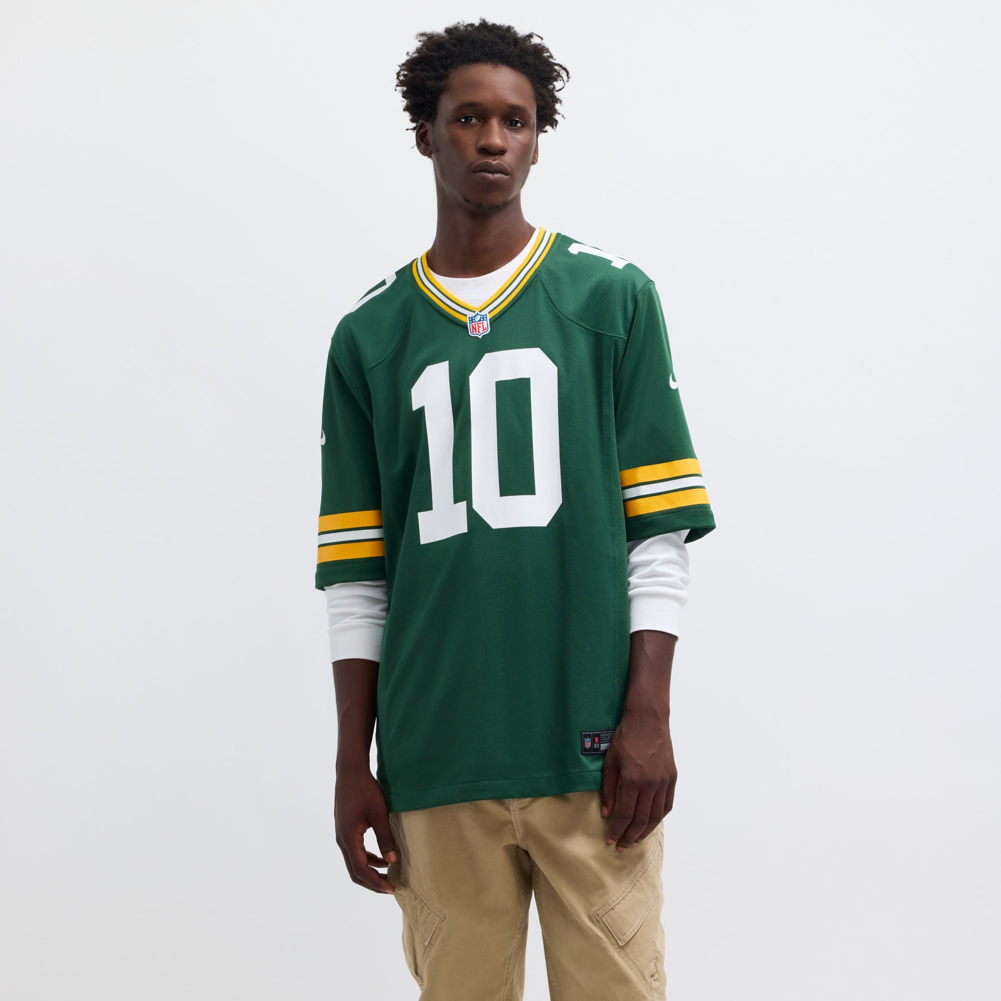Jordan Love Green Bay Packers Game Jersey - Green - Image 5