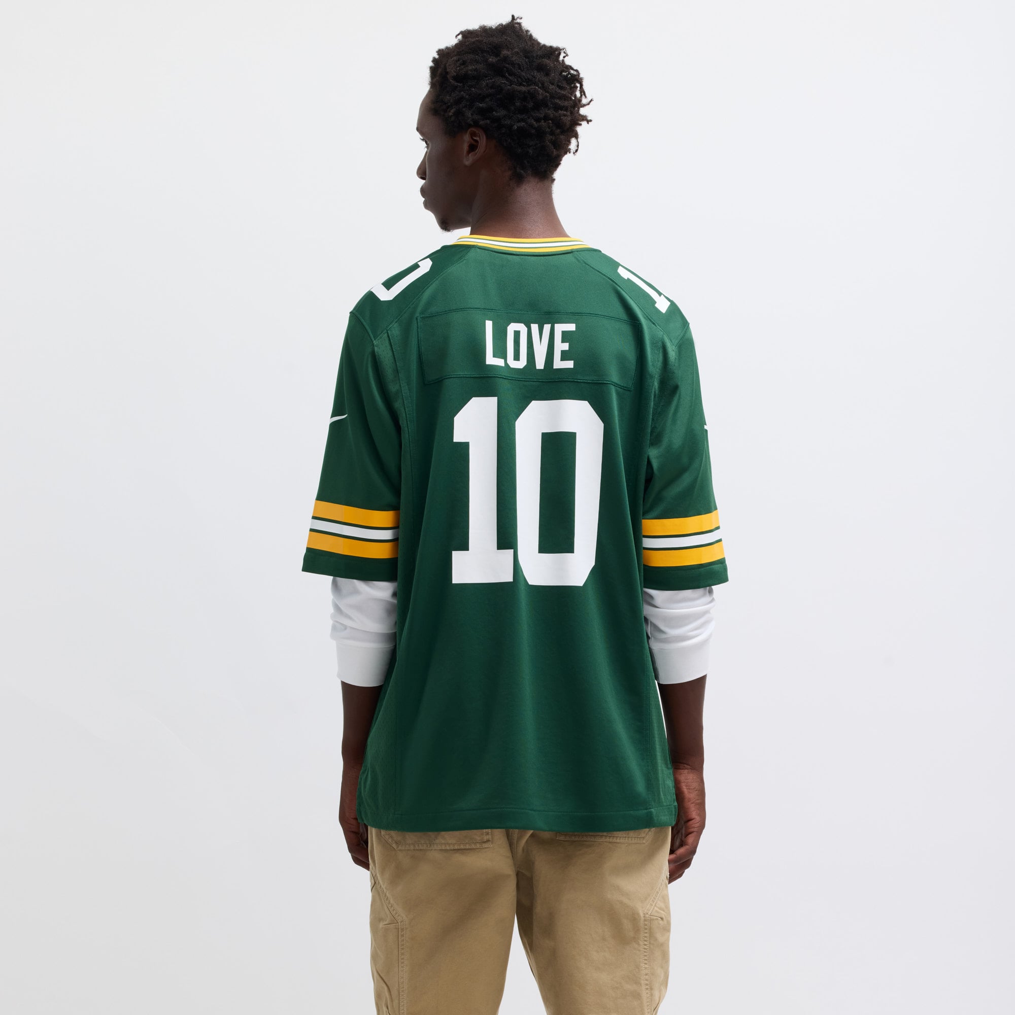Jordan Love Green Bay Packers Game Jersey - Green - Image 6