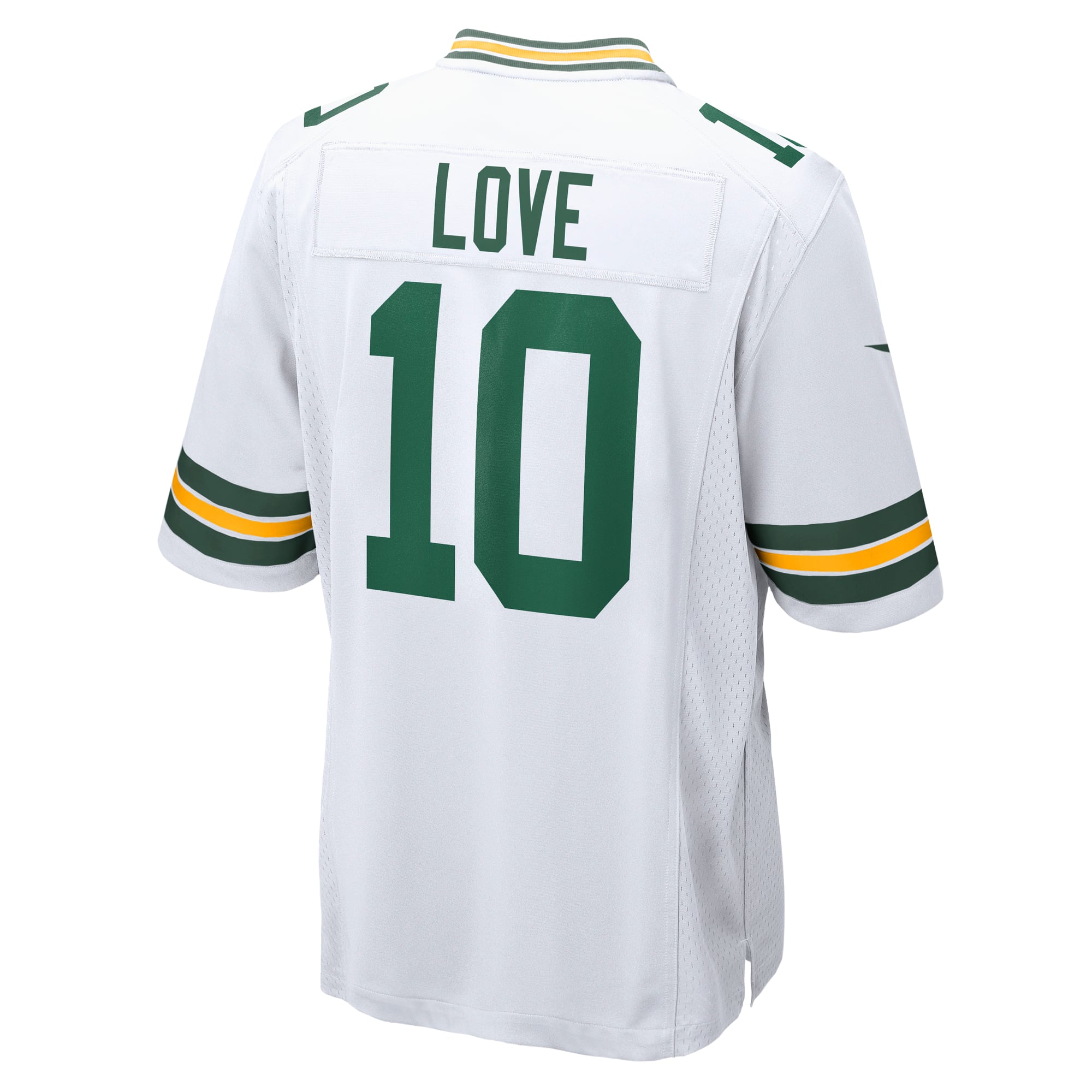 Jordan Love Green Bay Packers Game Jersey - White - Image 4