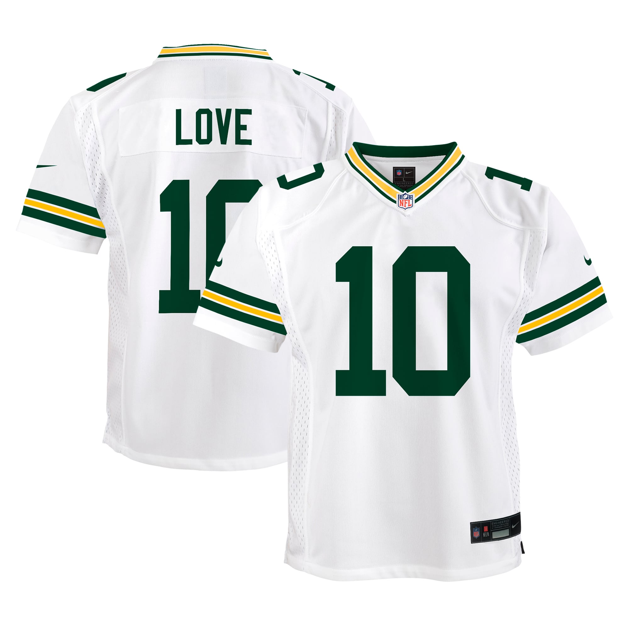 Jordan Love Green Bay Packers Youth The 1923 Classic Game Jersey - White