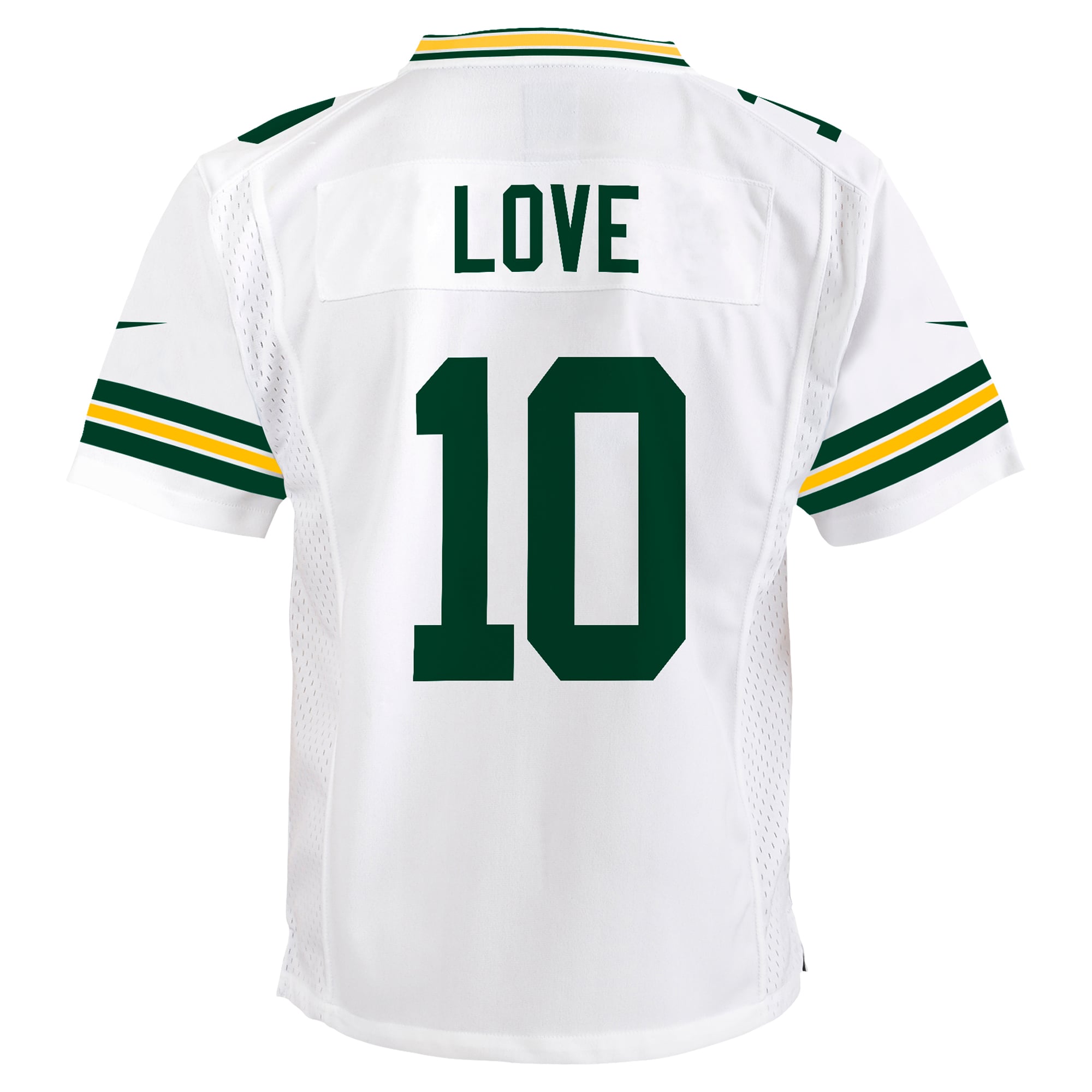 Jordan Love Green Bay Packers Youth The 1923 Classic Game Jersey - White - Image 4