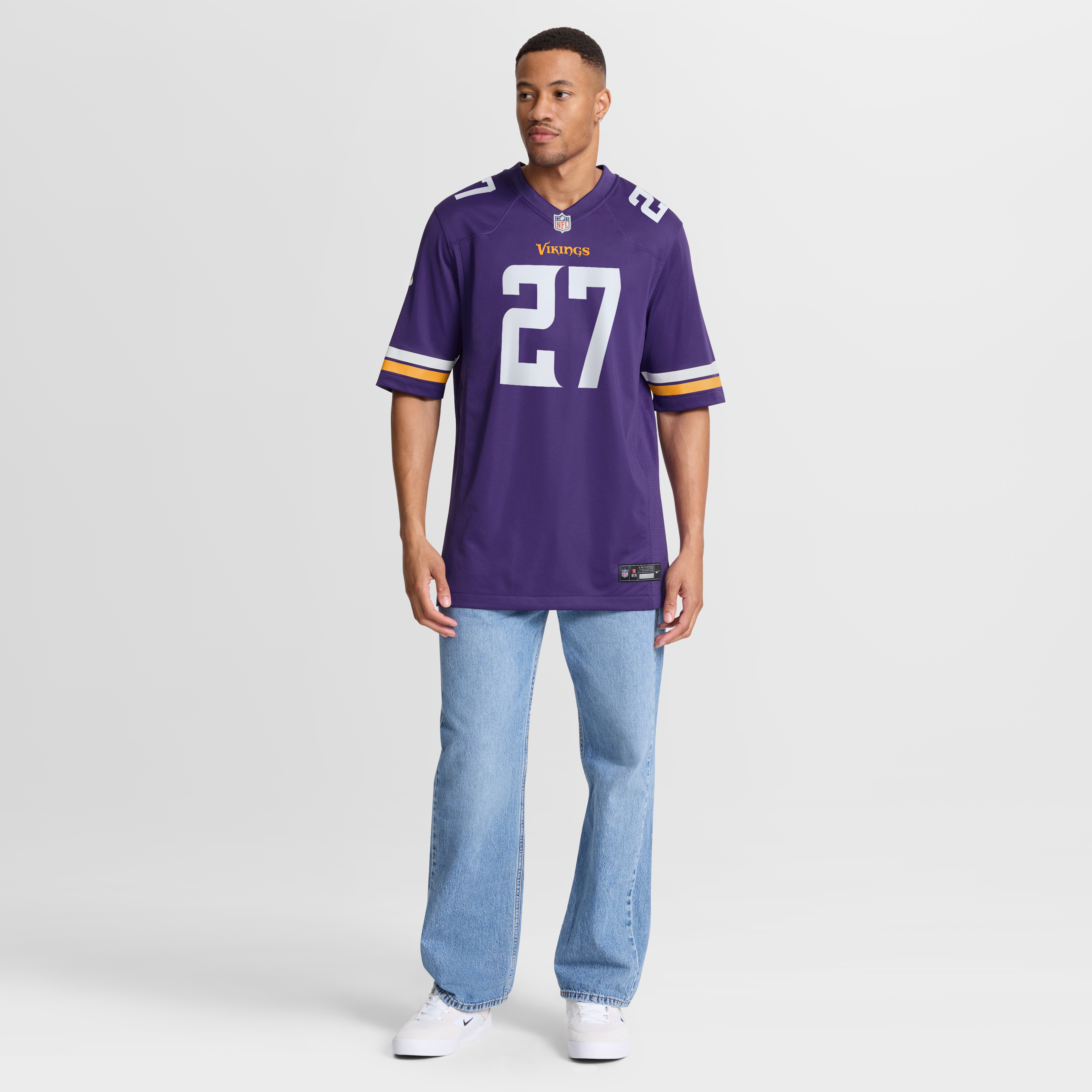 Jordan Mason Minnesota Vikings Team Game Jersey - Purple - Image 8