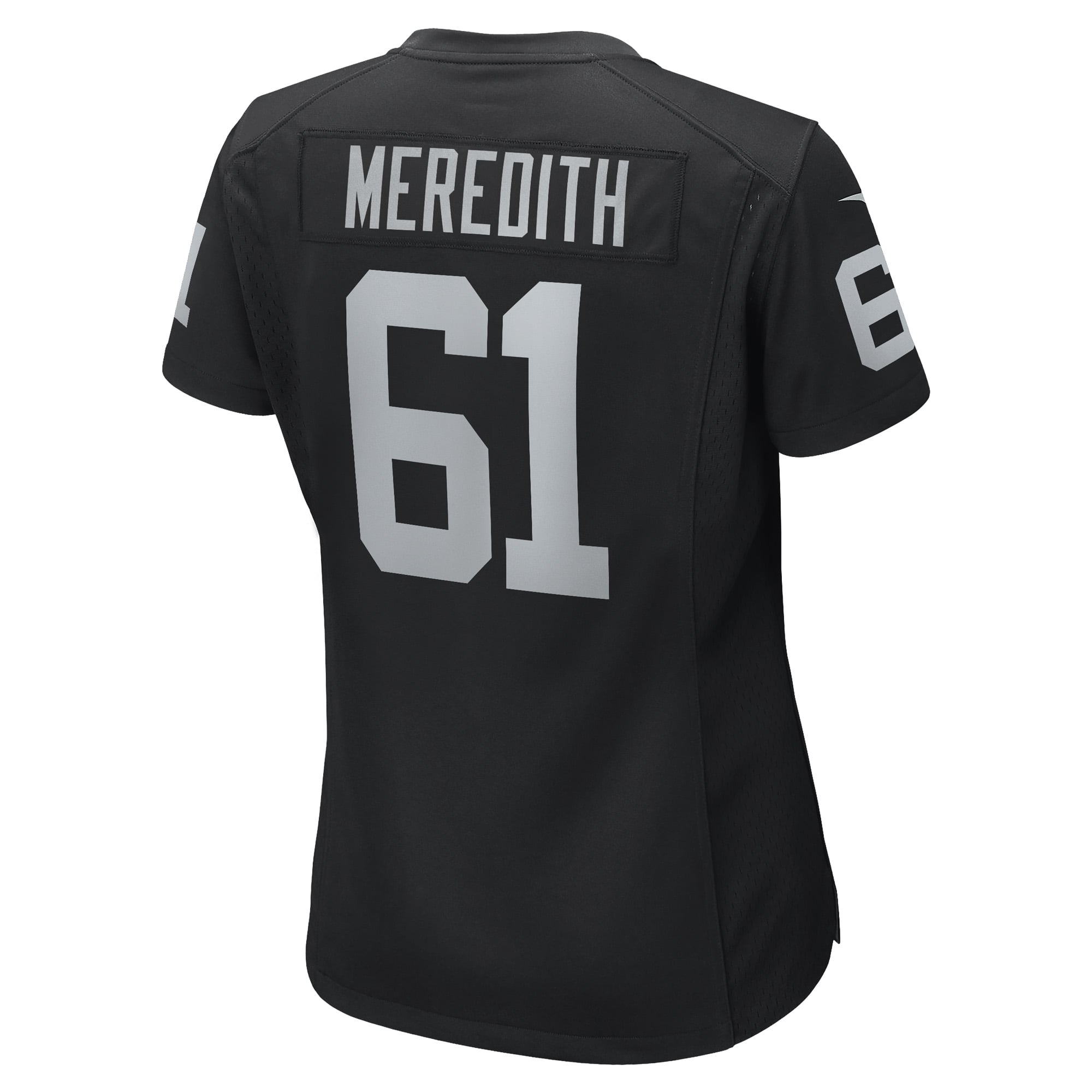 Jordan Meredith Las Vegas Raiders Women's Game Player Jersey - Black - Image 4