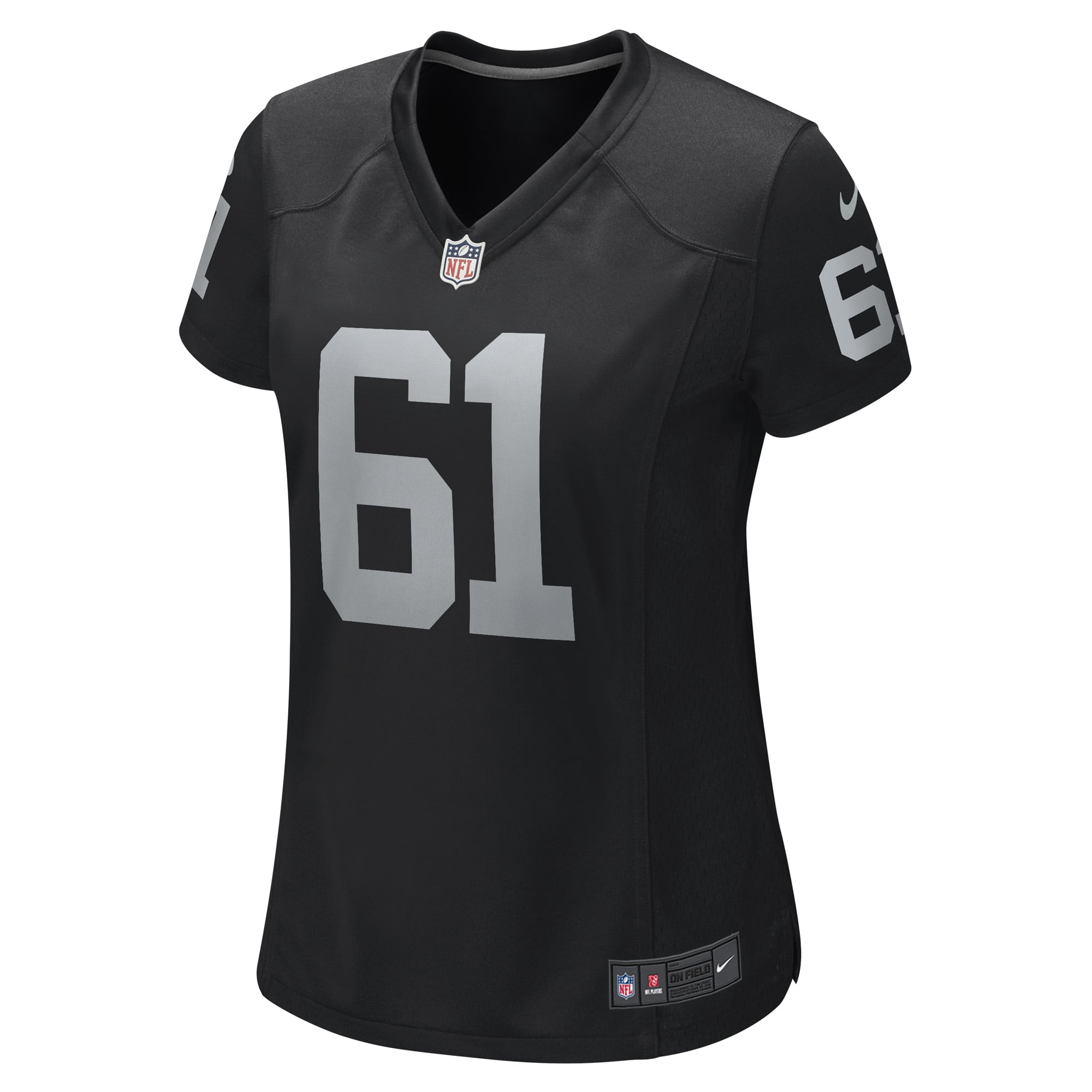Jordan Meredith Las Vegas Raiders Women's Game Player Jersey - Black - Image 3