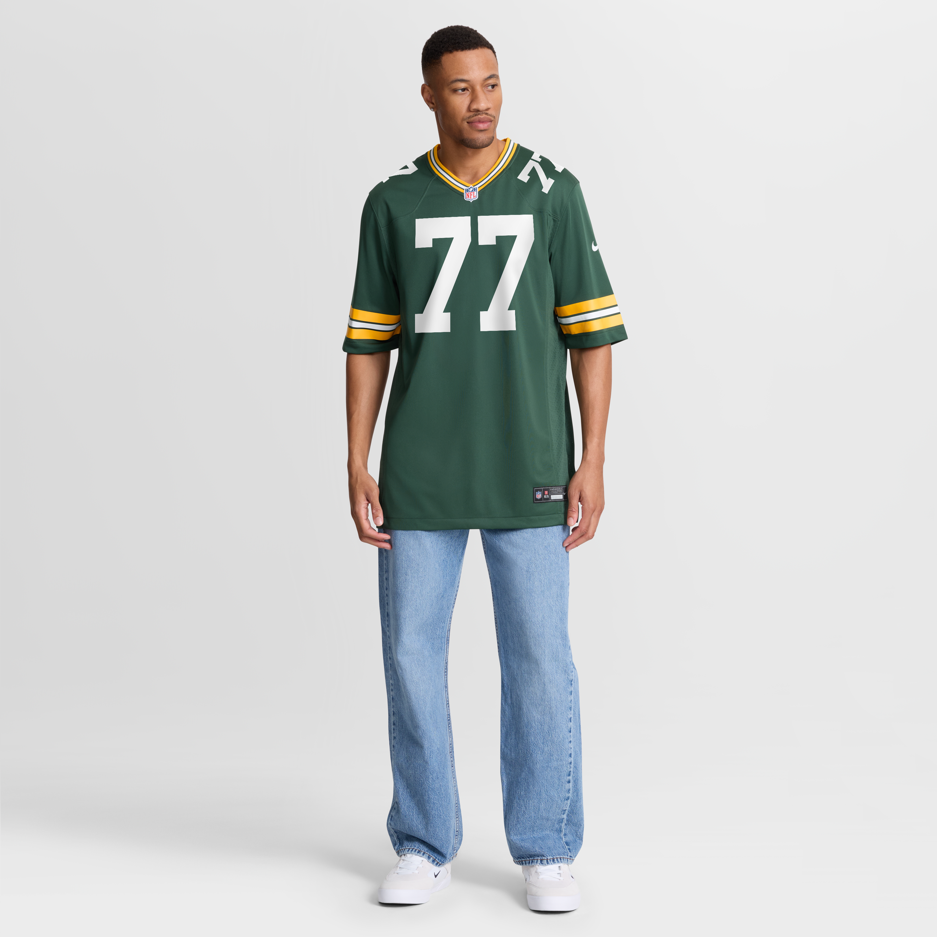 Jordan Morgan Green Bay Packers Player Game Jersey - Green - Image 8