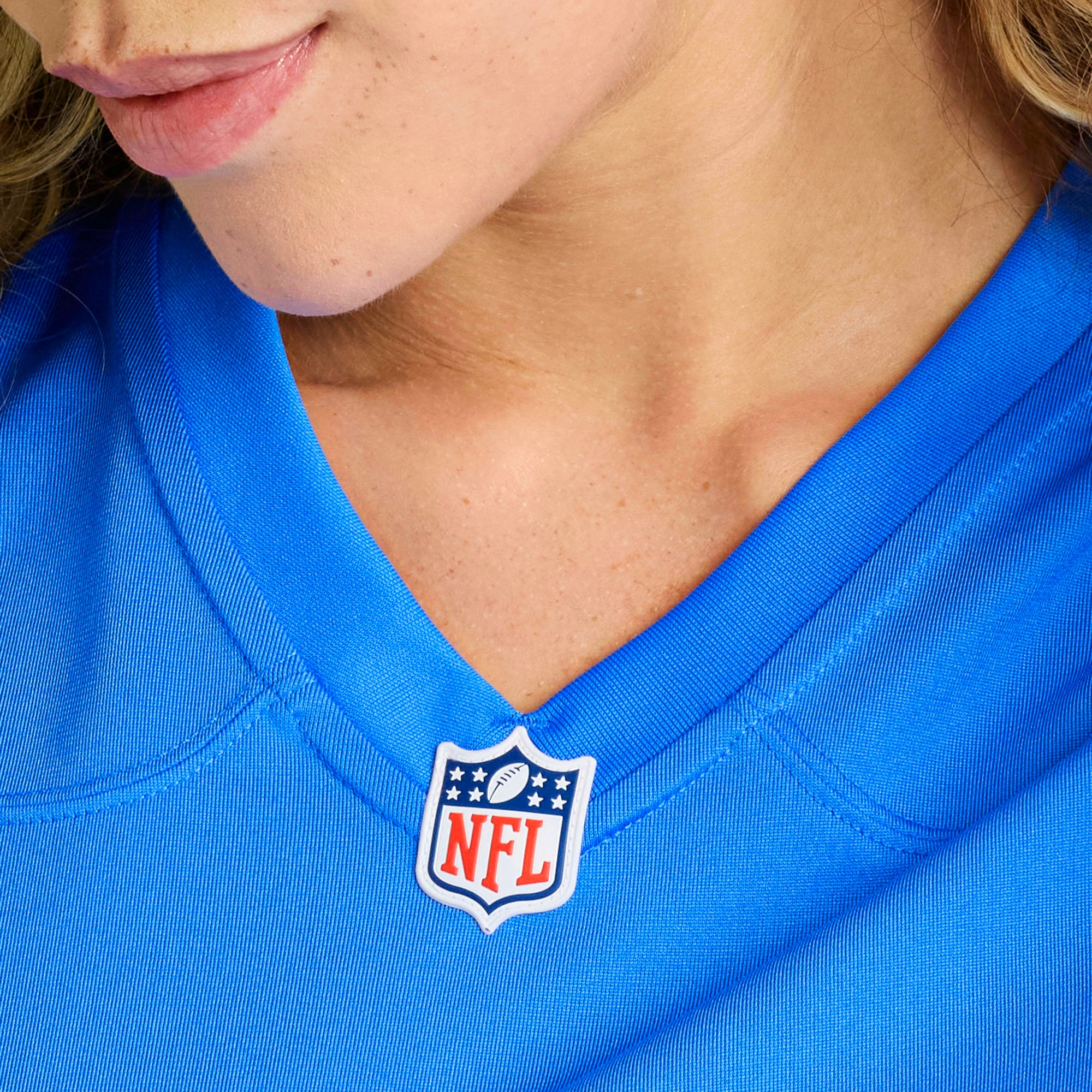 Jordan Oladokun Los Angeles Chargers Women's Team Game Jersey - Powder Blue - Image 9