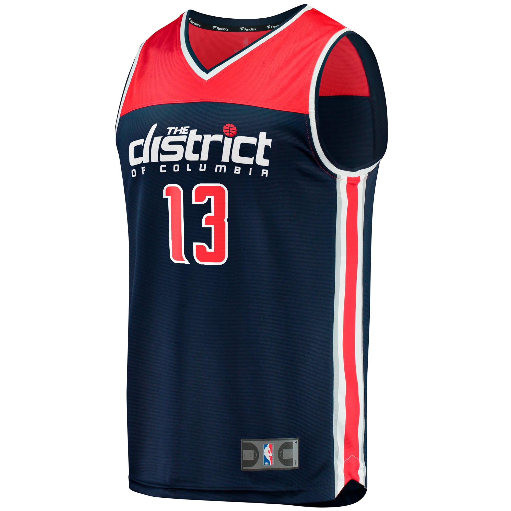 Jordan Poole Washington Wizards Youth Fast Break Player Jersey - Statement Edition - Navy - Image 3