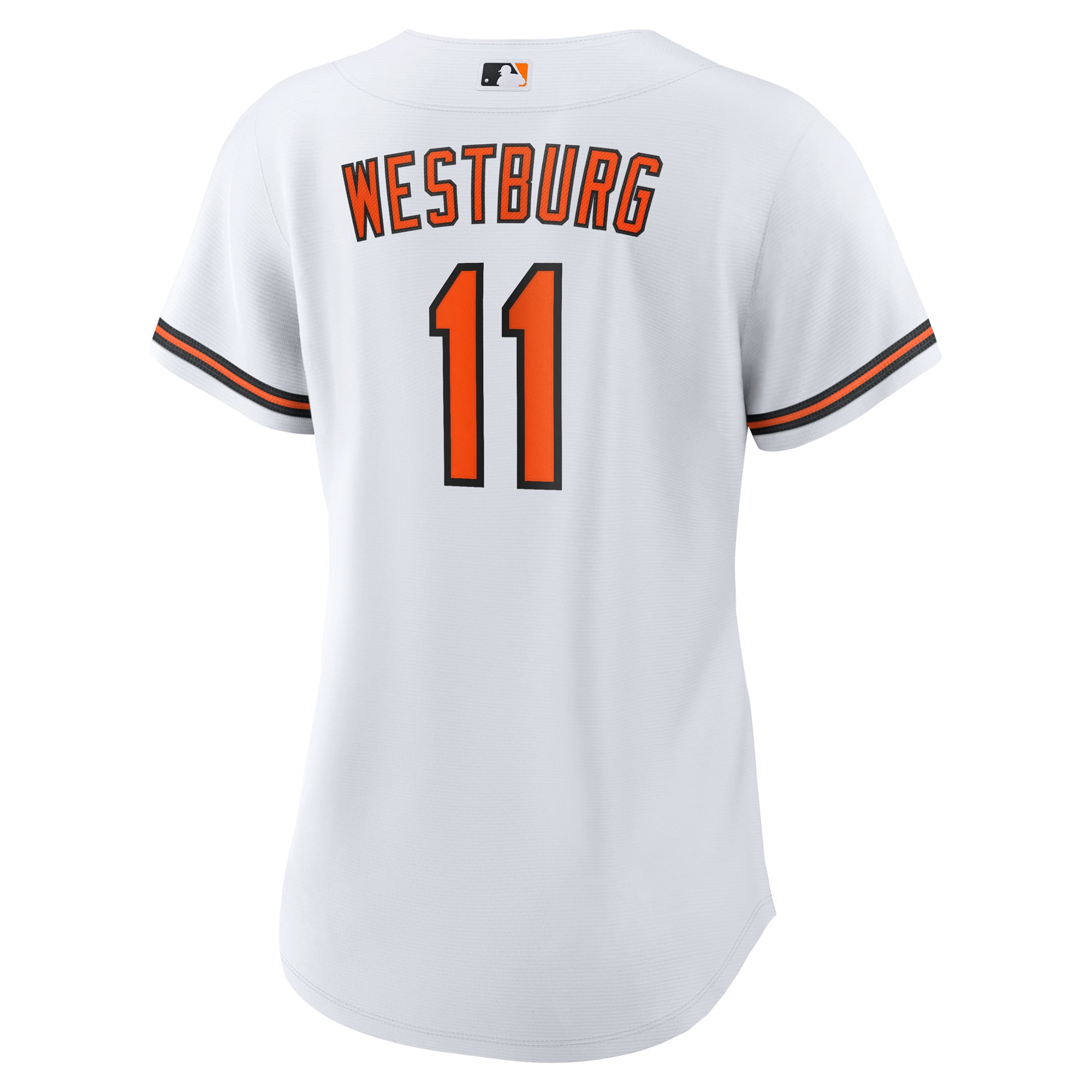 Jordan Westburg Baltimore Orioles Women's Home Jersey - White - Image 4