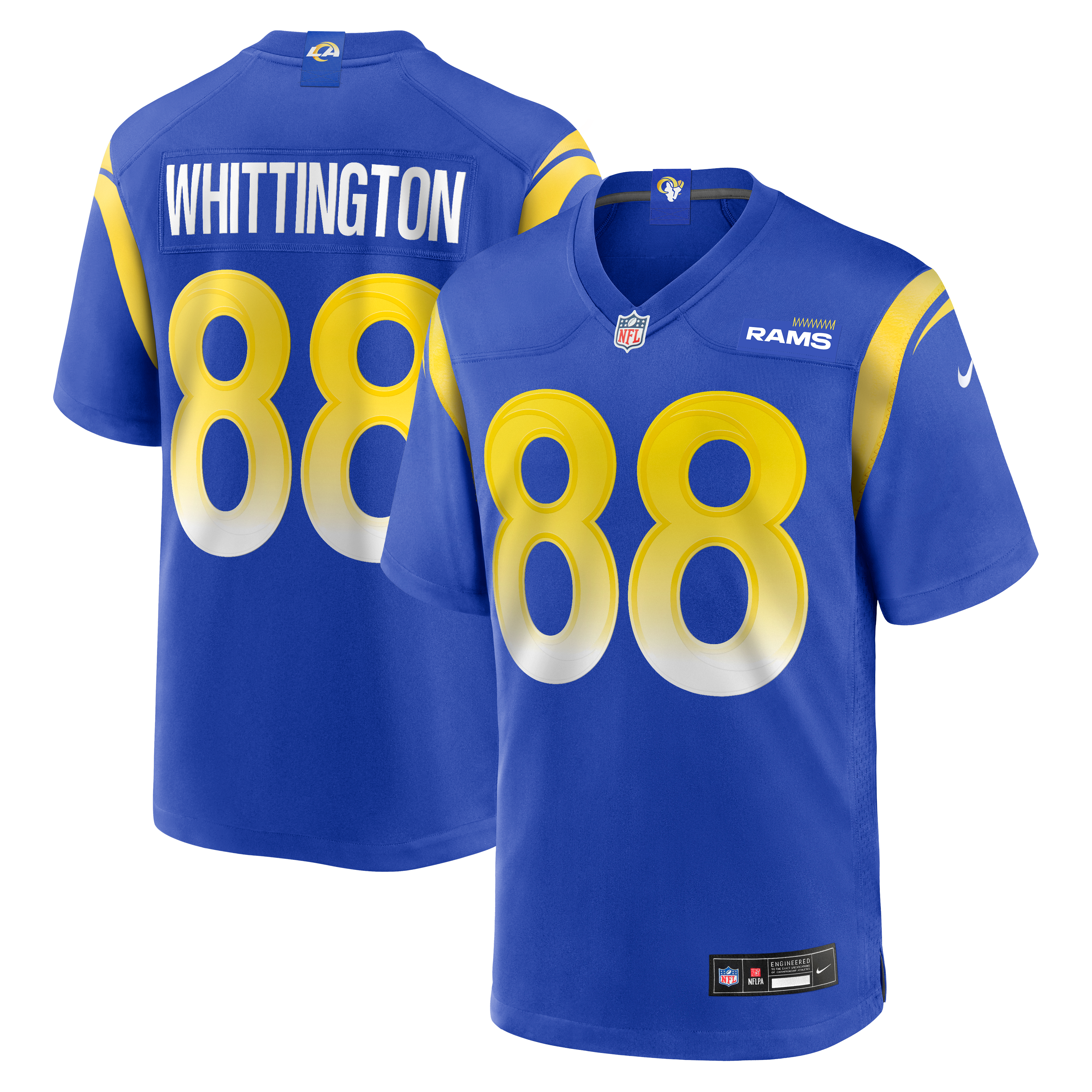 Jordan Whittington Los Angeles Rams Team Game Jersey - Royal - Image 2