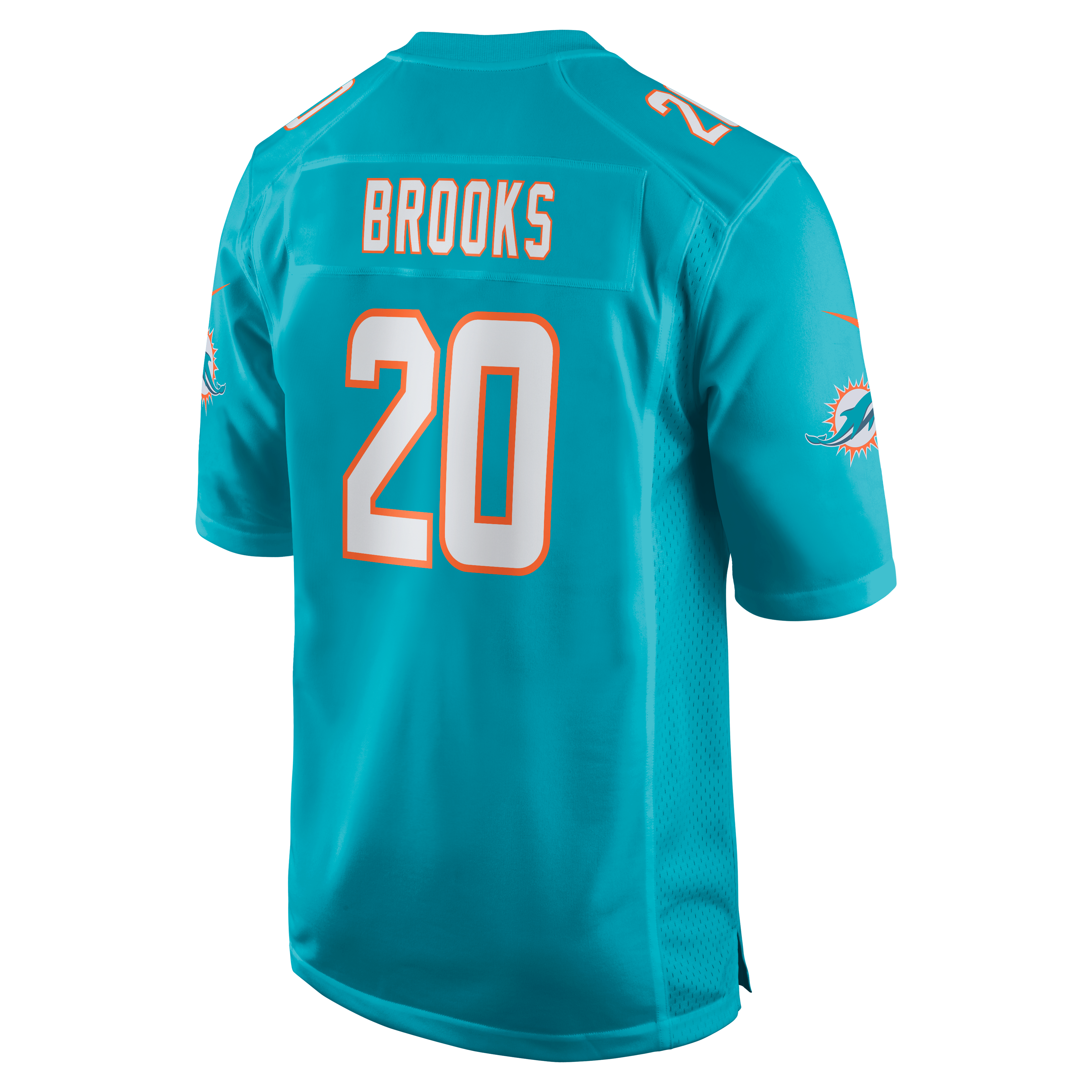 Jordyn Brooks Miami Dolphins Game Jersey - Aqua - Image 4