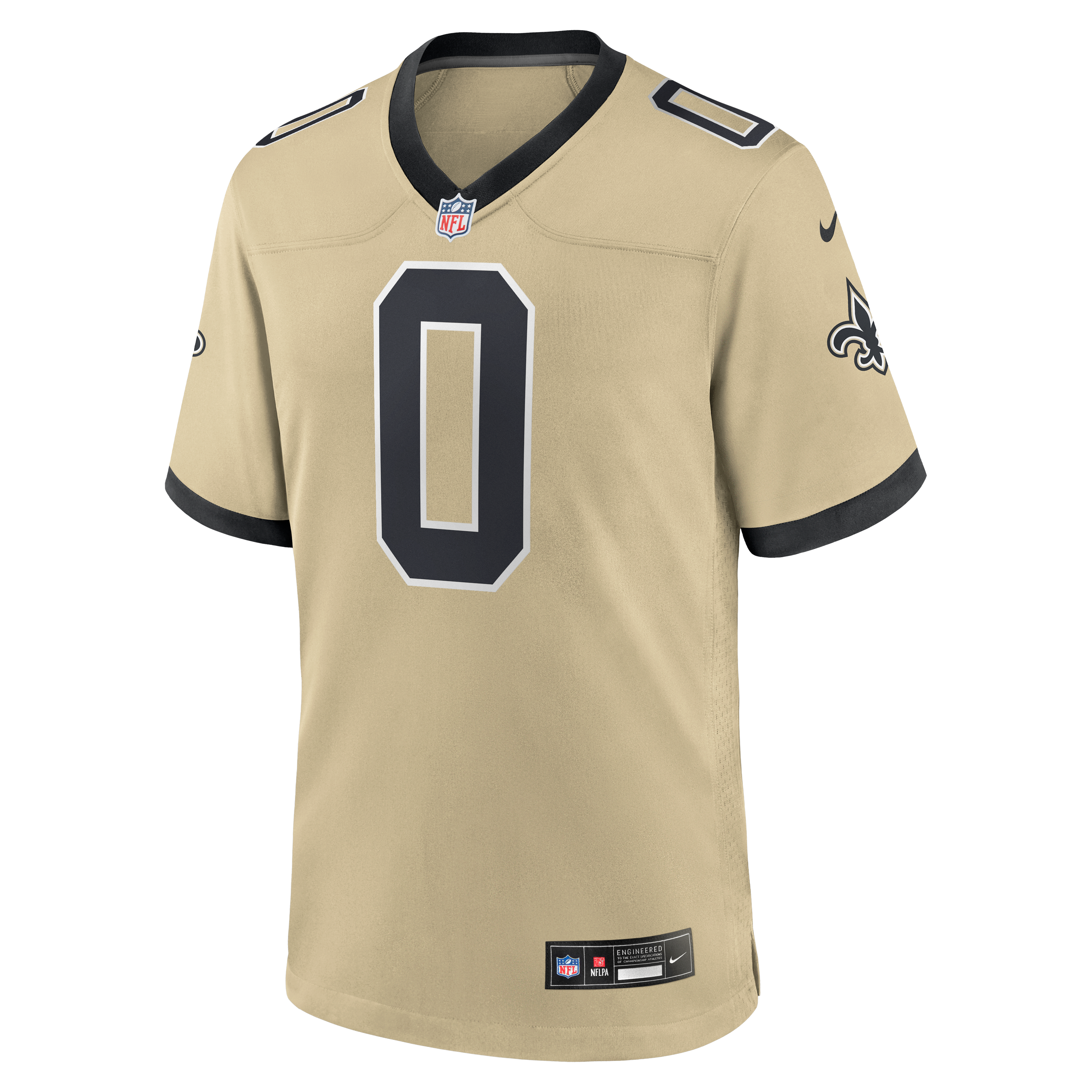 Jordyn Tyson New Orleans Saints 2026 Draft First Round Pick No. 8 Alternate Game Jersey - Gold - Image 3