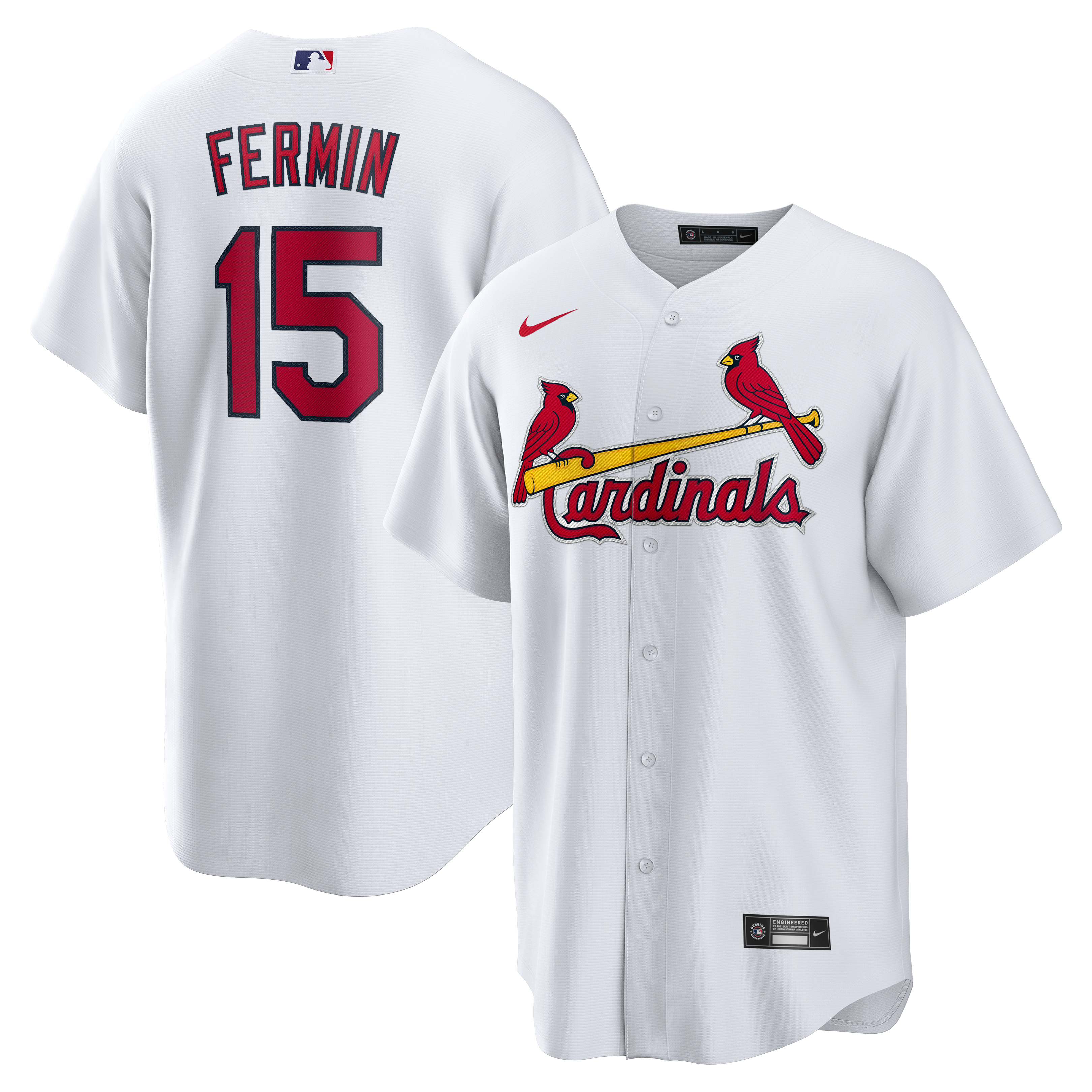 José Fermín St. Louis Cardinals Home Jersey - White