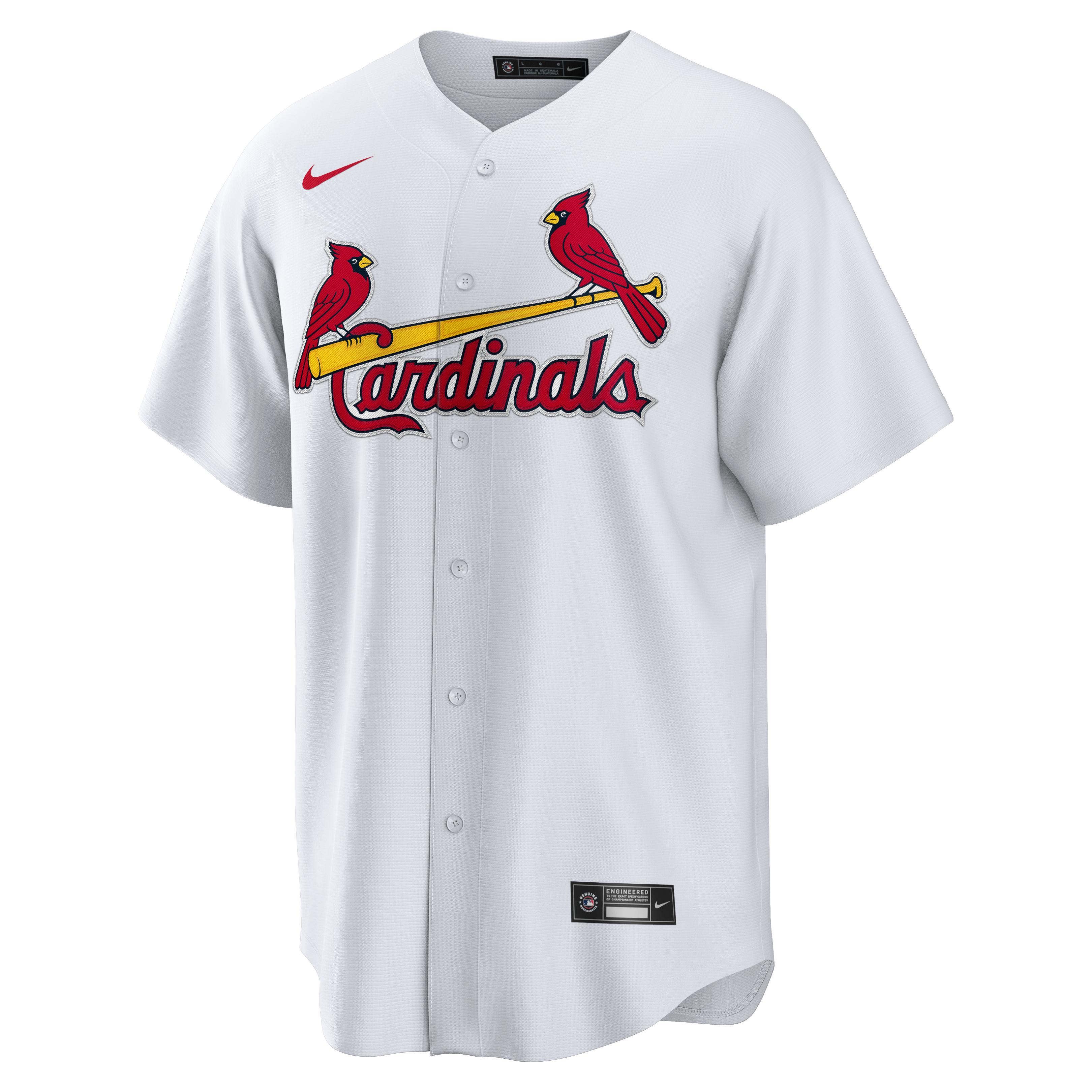 José Fermín St. Louis Cardinals Home Jersey - White - Image 3