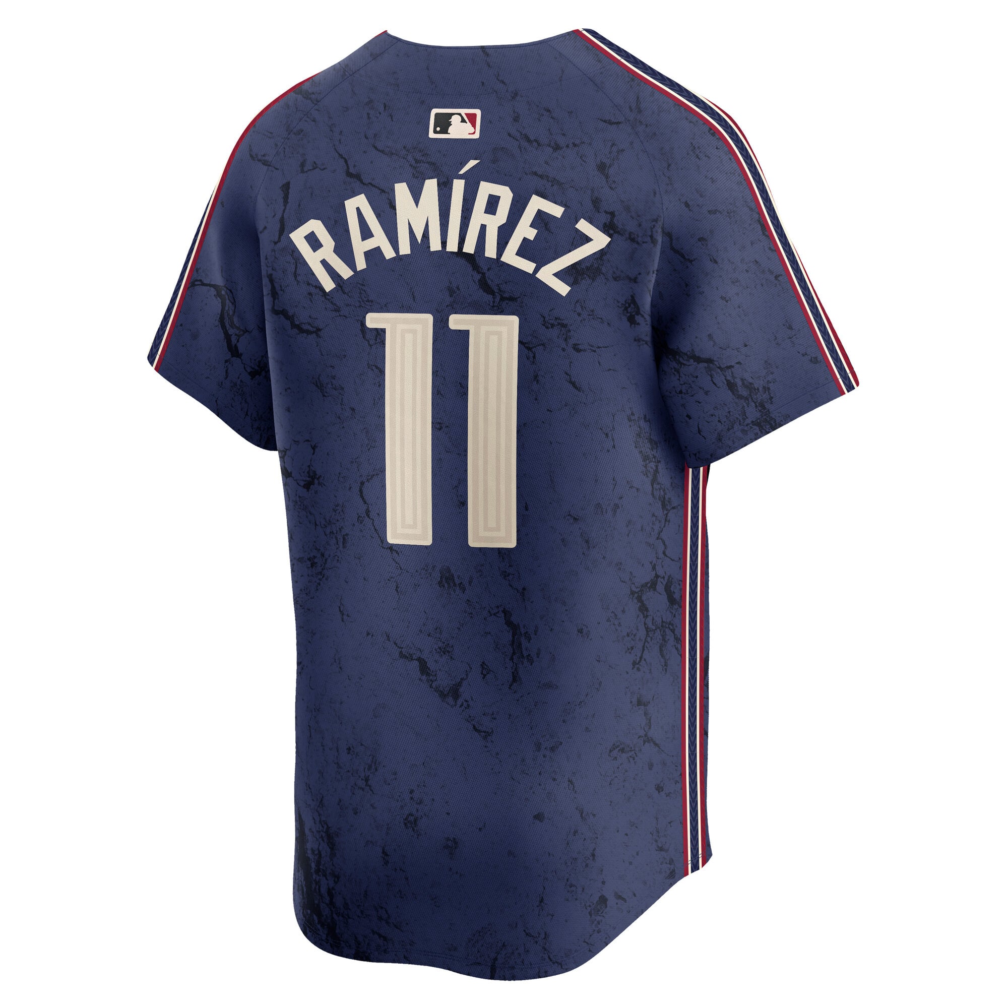 José Ramírez Cleveland Guardians City Connect Limited Player Jersey - Navy - Image 4