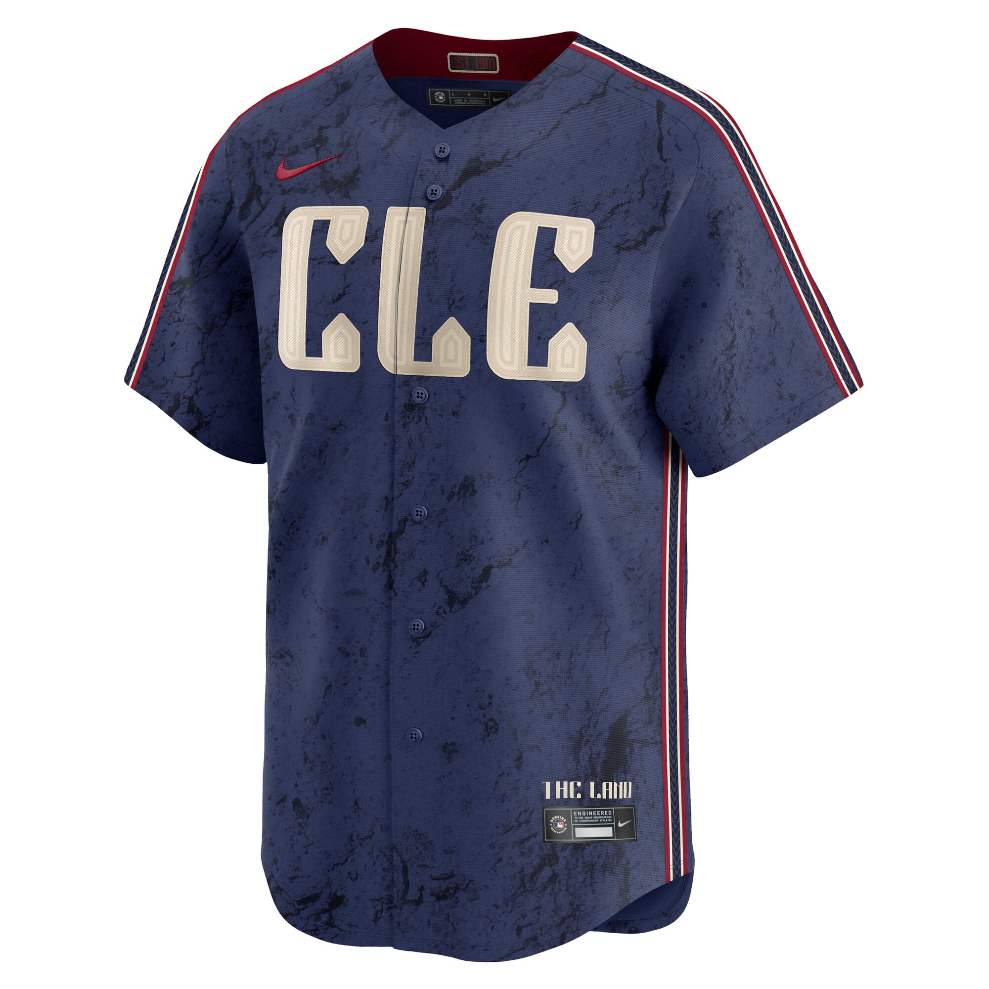 José Ramírez Cleveland Guardians City Connect Limited Player Jersey - Navy - Image 3