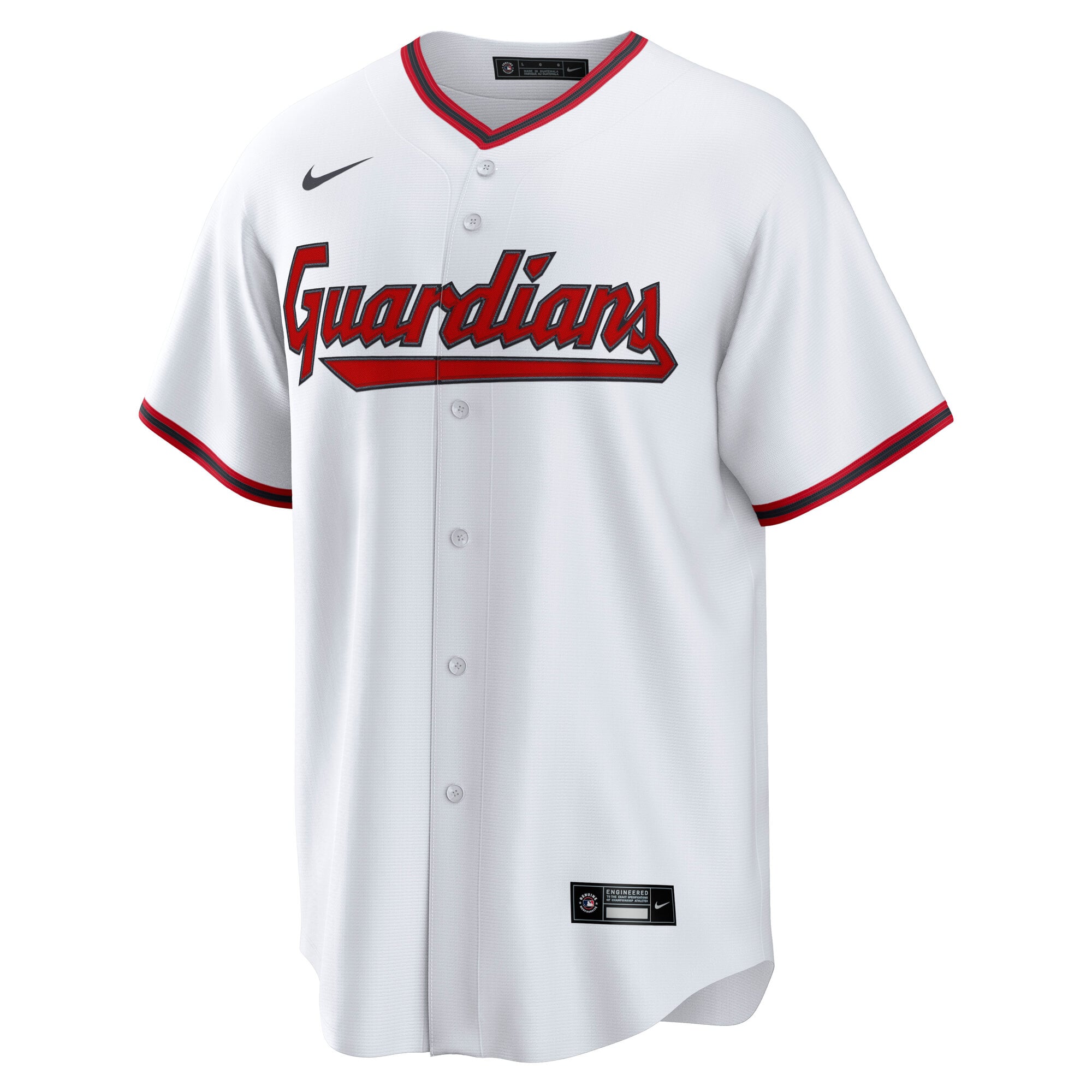 José Ramírez Cleveland Guardians Home Jersey - White - Image 3