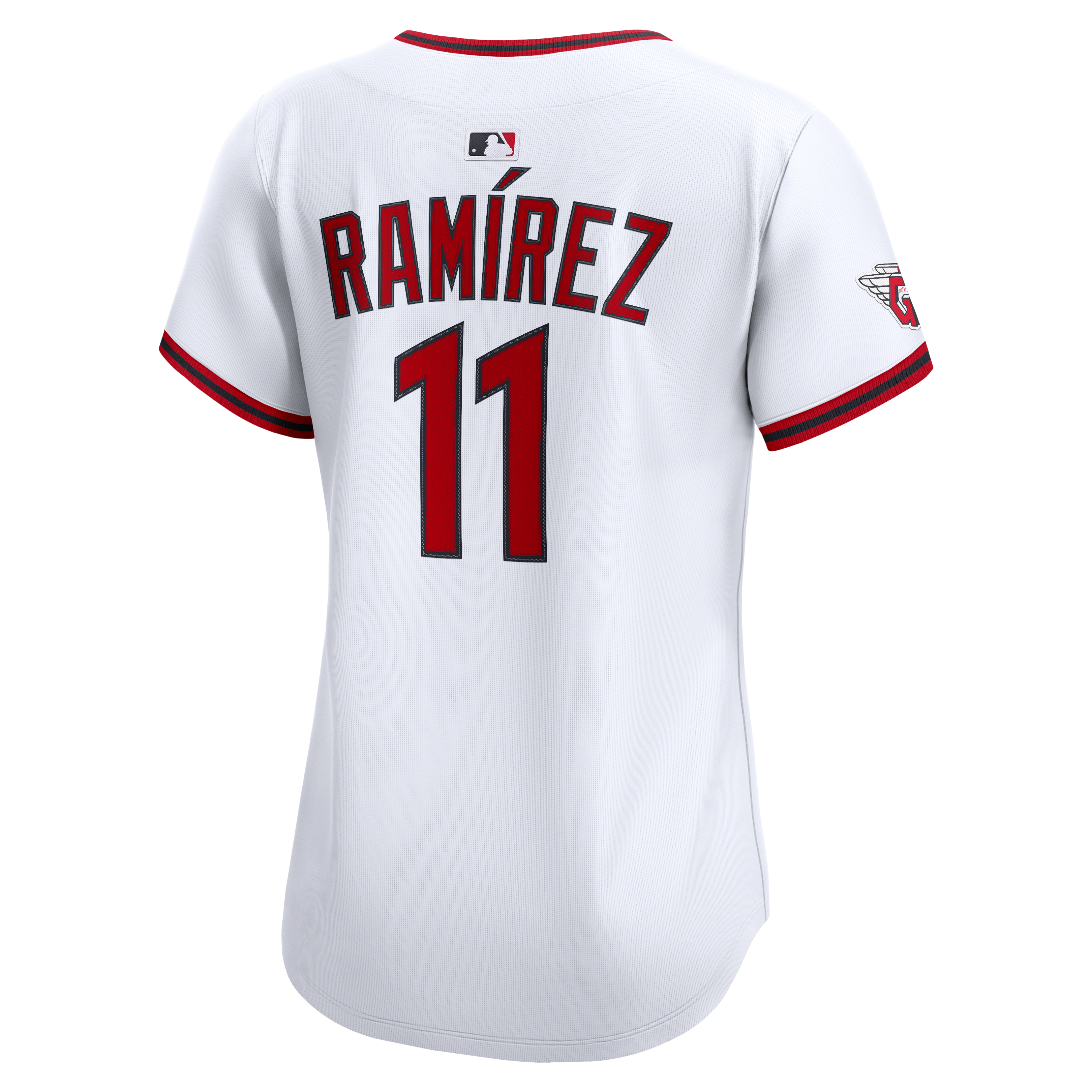 José Ramírez Cleveland Guardians Women's Home Limited Player Jersey - White - Image 8