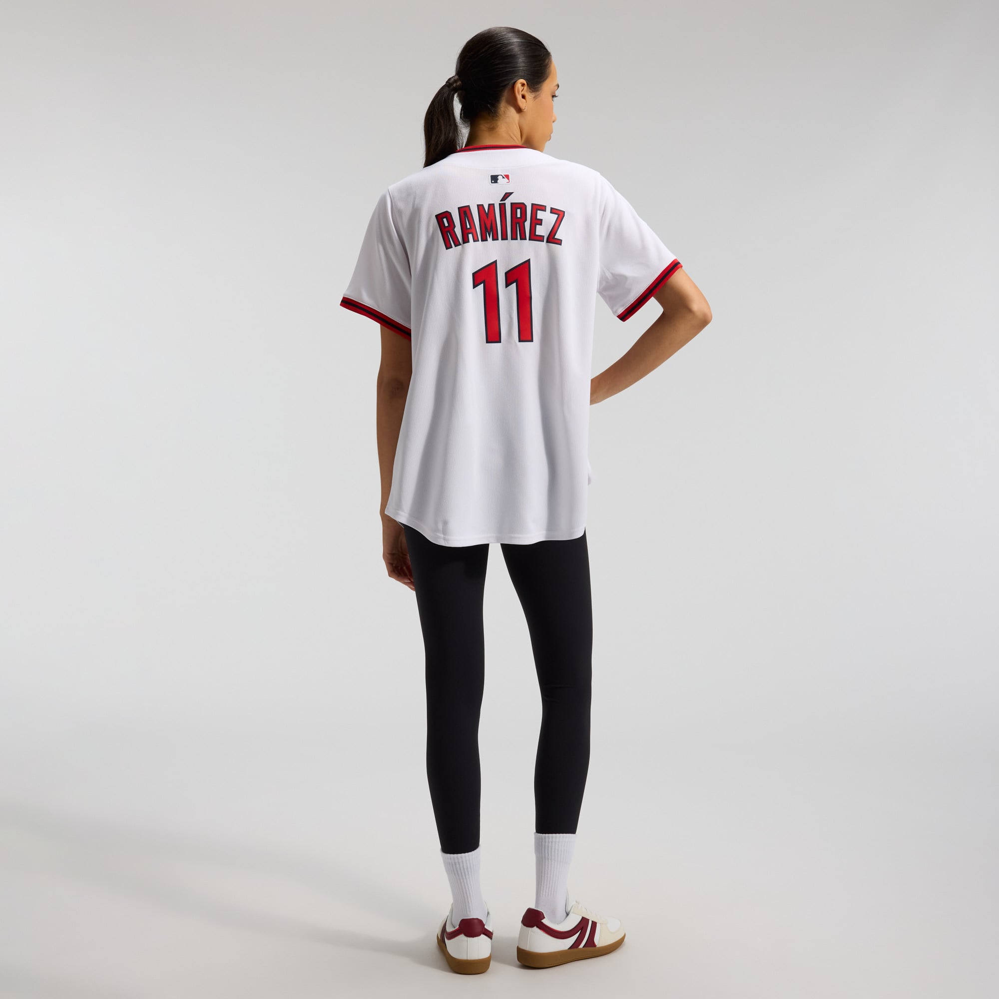José Ramírez Cleveland Guardians Women's Home Limited Player Jersey - White - Image 6