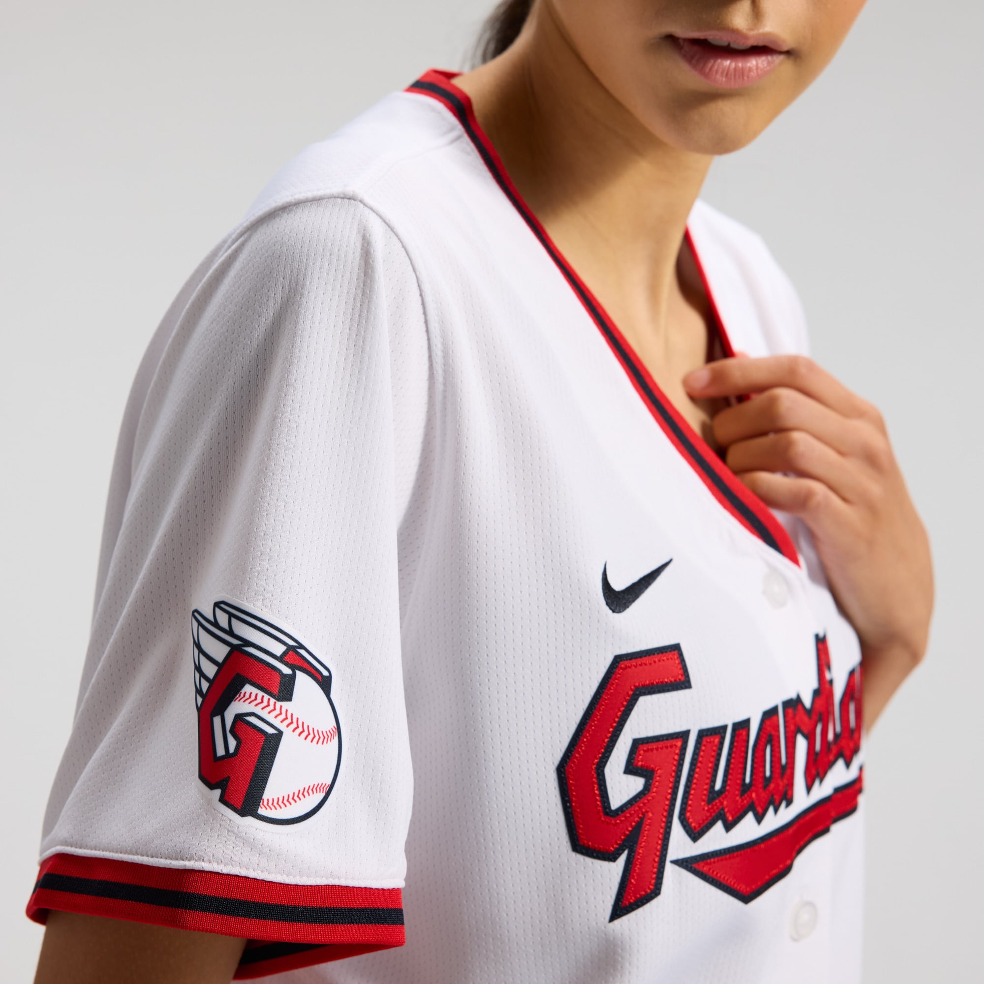 José Ramírez Cleveland Guardians Women's Home Limited Player Jersey - White - Image 9