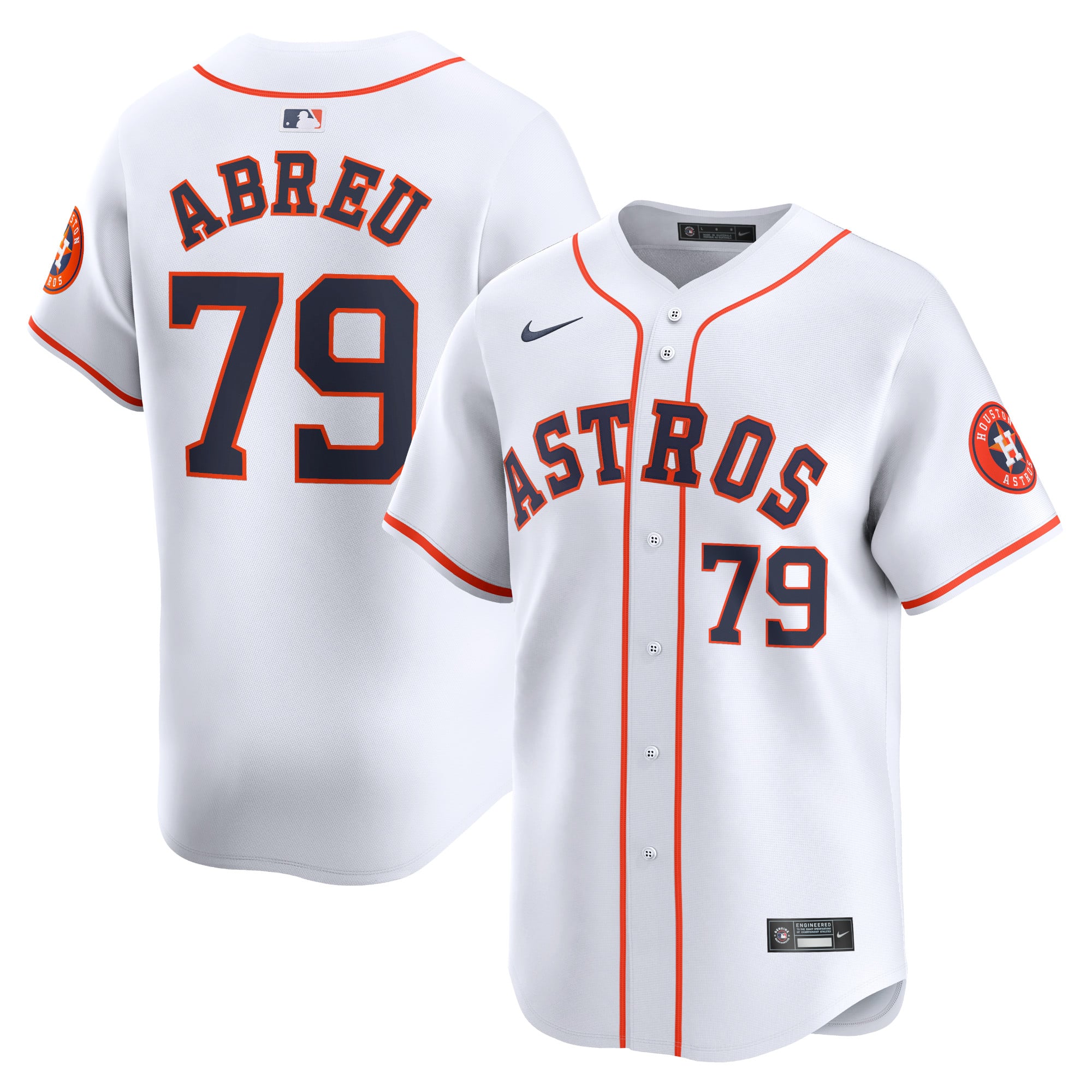 Jose Abreu Houston Astros Home Limited Player Jersey - White - Image 2