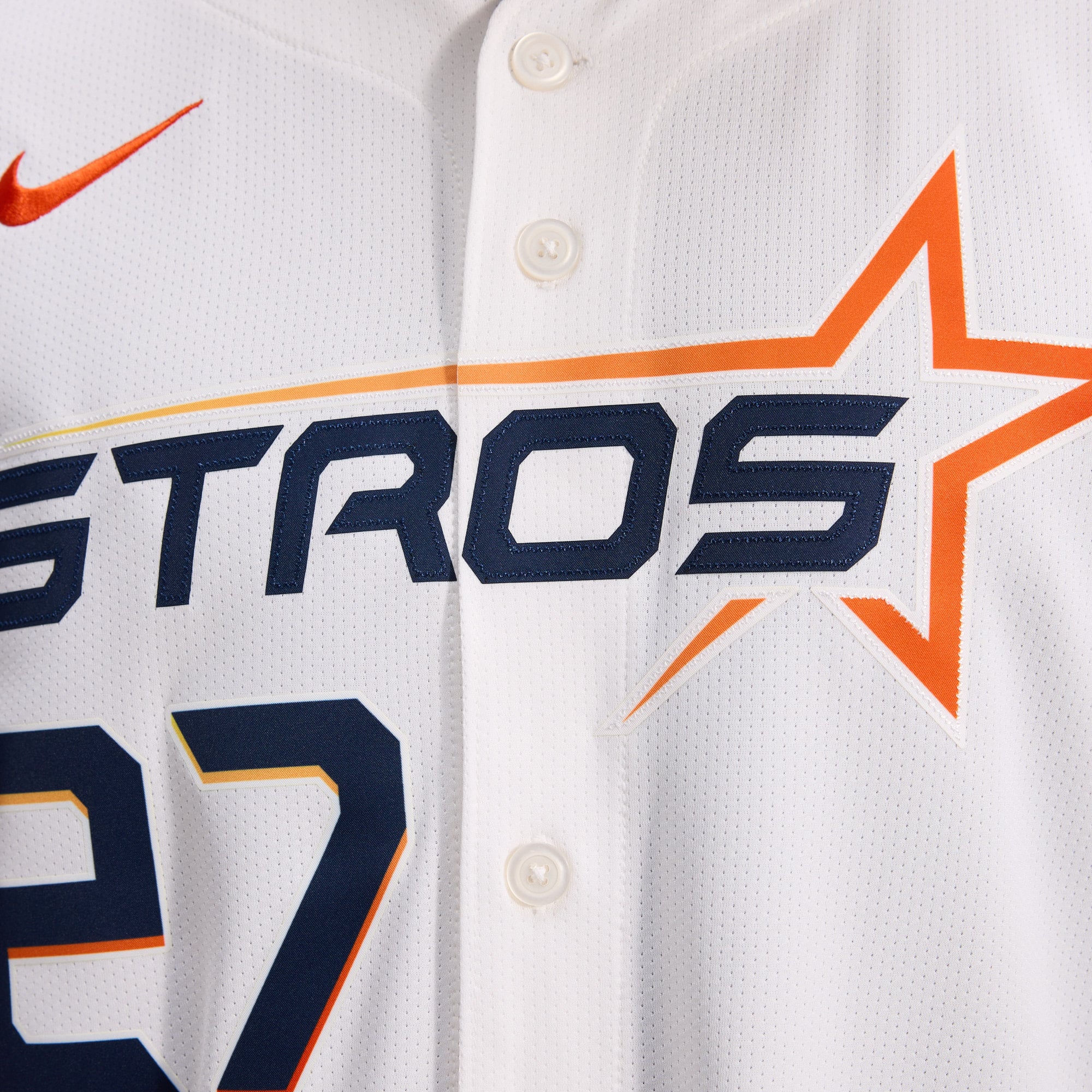 Jose Altuve Houston Astros 2025 City Connect Limited Player Jersey - White - Image 12