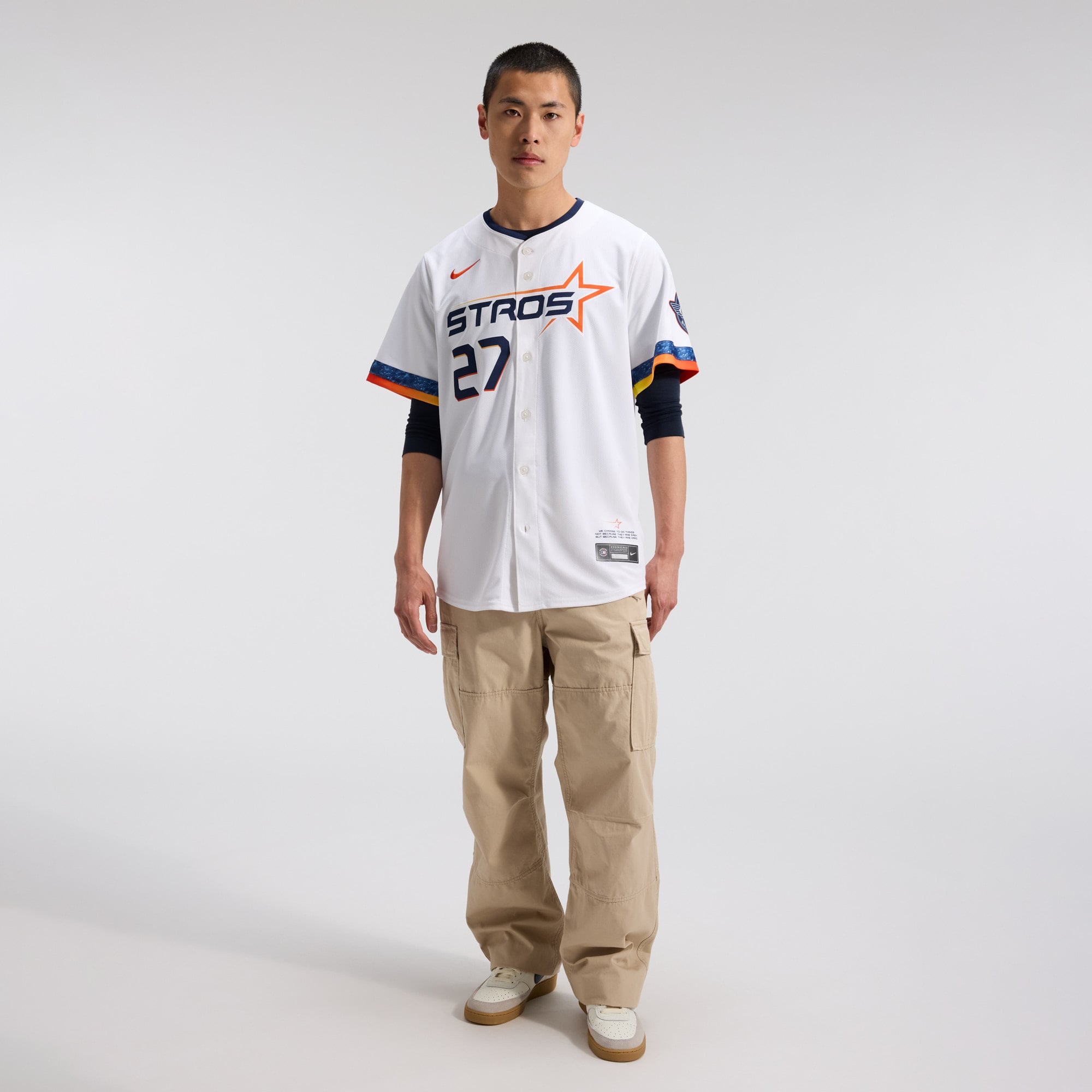 Jose Altuve Houston Astros 2025 City Connect Limited Player Jersey - White - Image 5