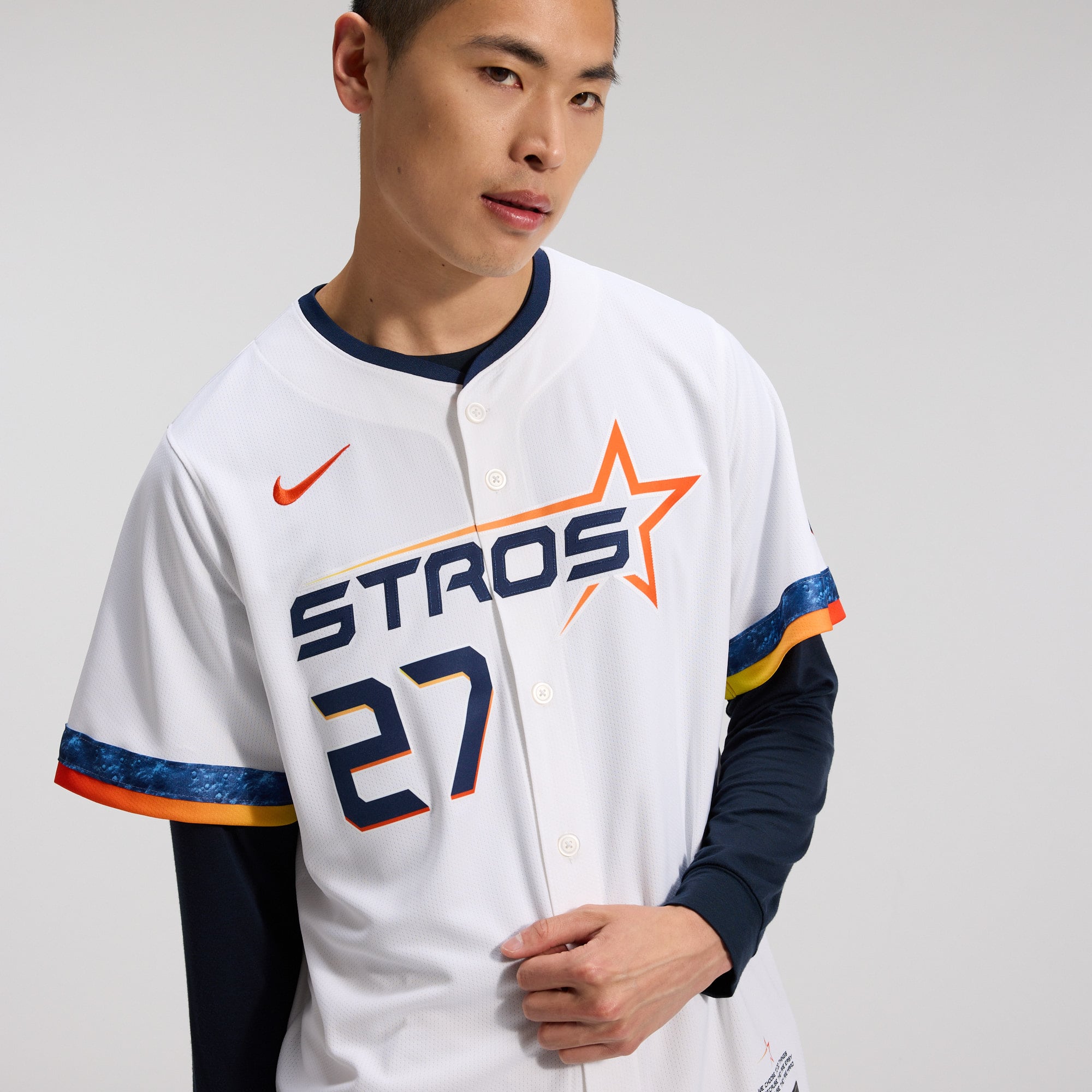 Jose Altuve Houston Astros 2025 City Connect Limited Player Jersey - White - Image 11