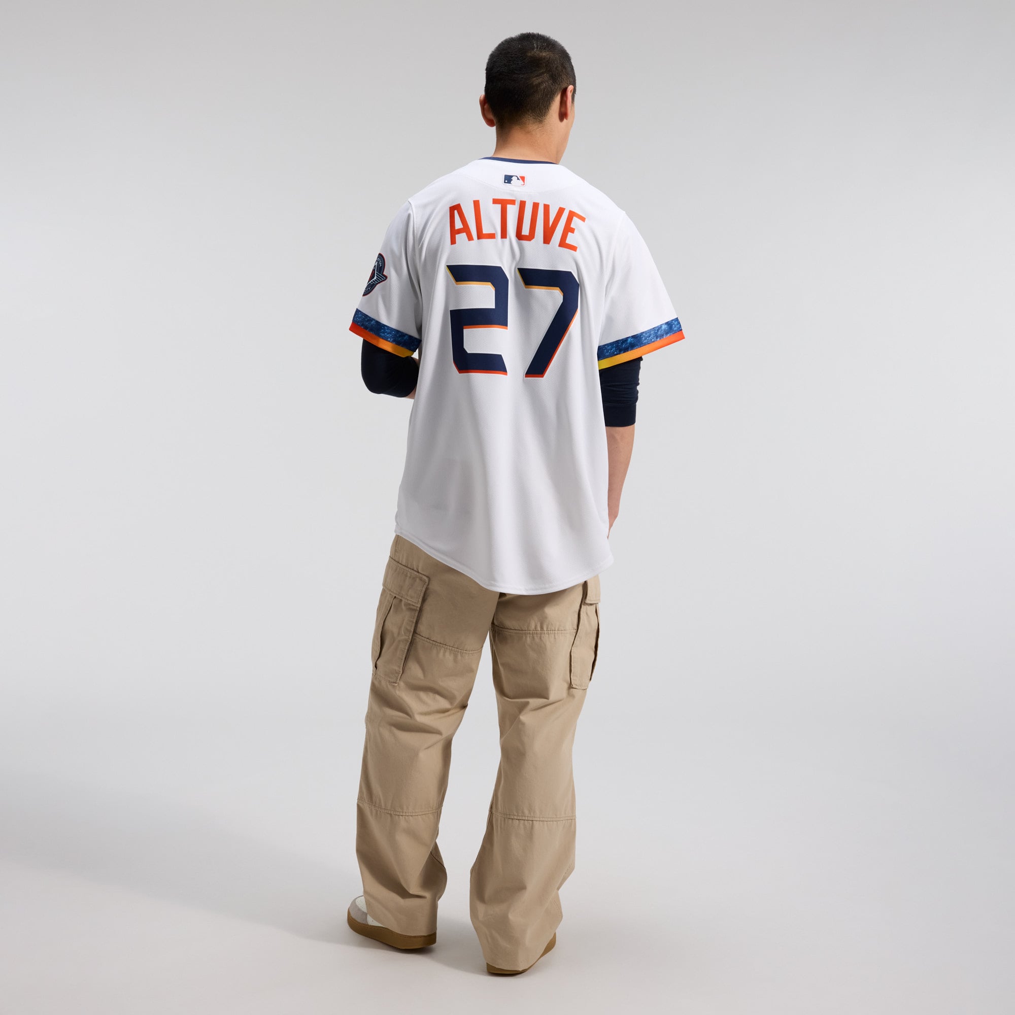 Jose Altuve Houston Astros 2025 City Connect Limited Player Jersey - White - Image 6
