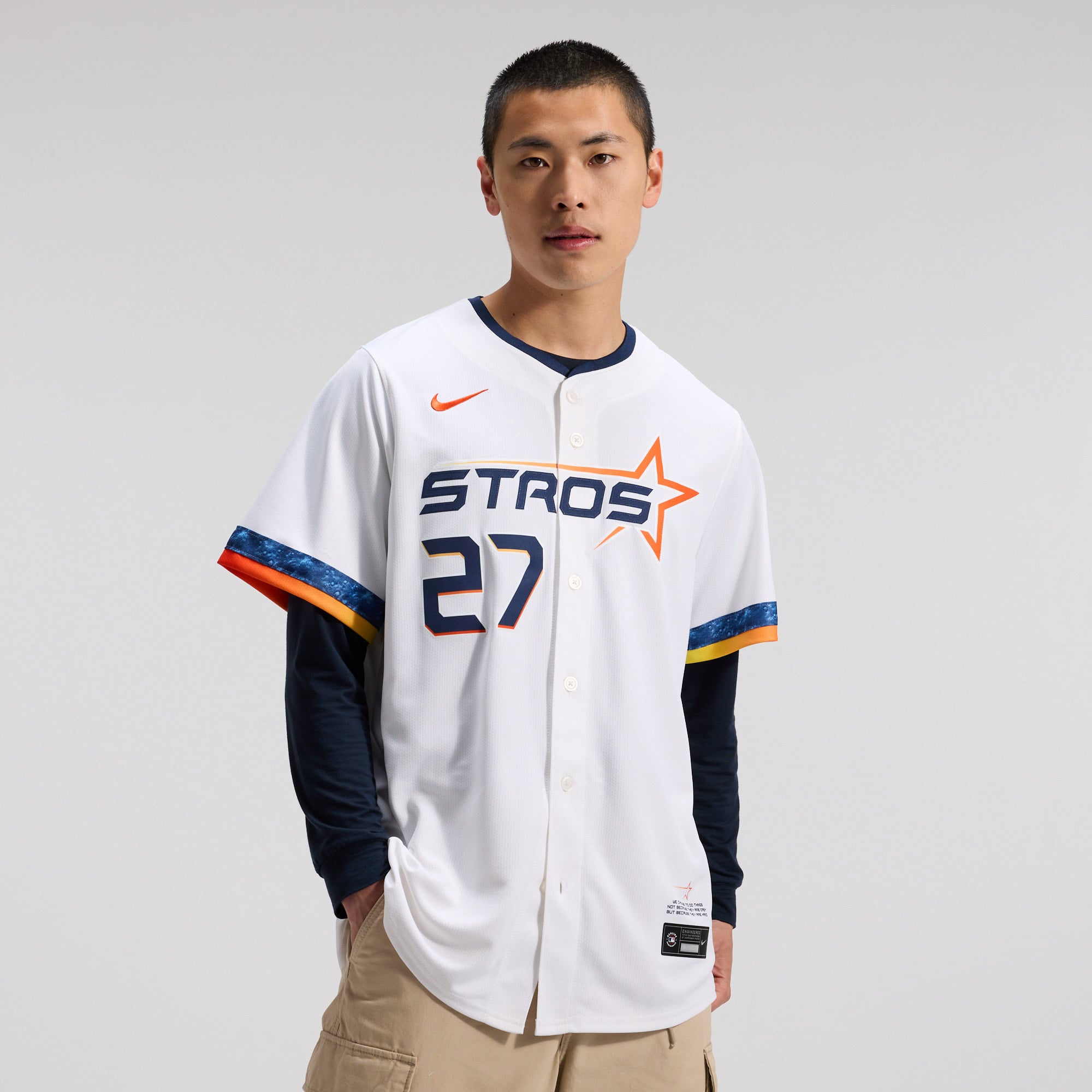 Jose Altuve Houston Astros 2025 City Connect Limited Player Jersey - White - Image 3