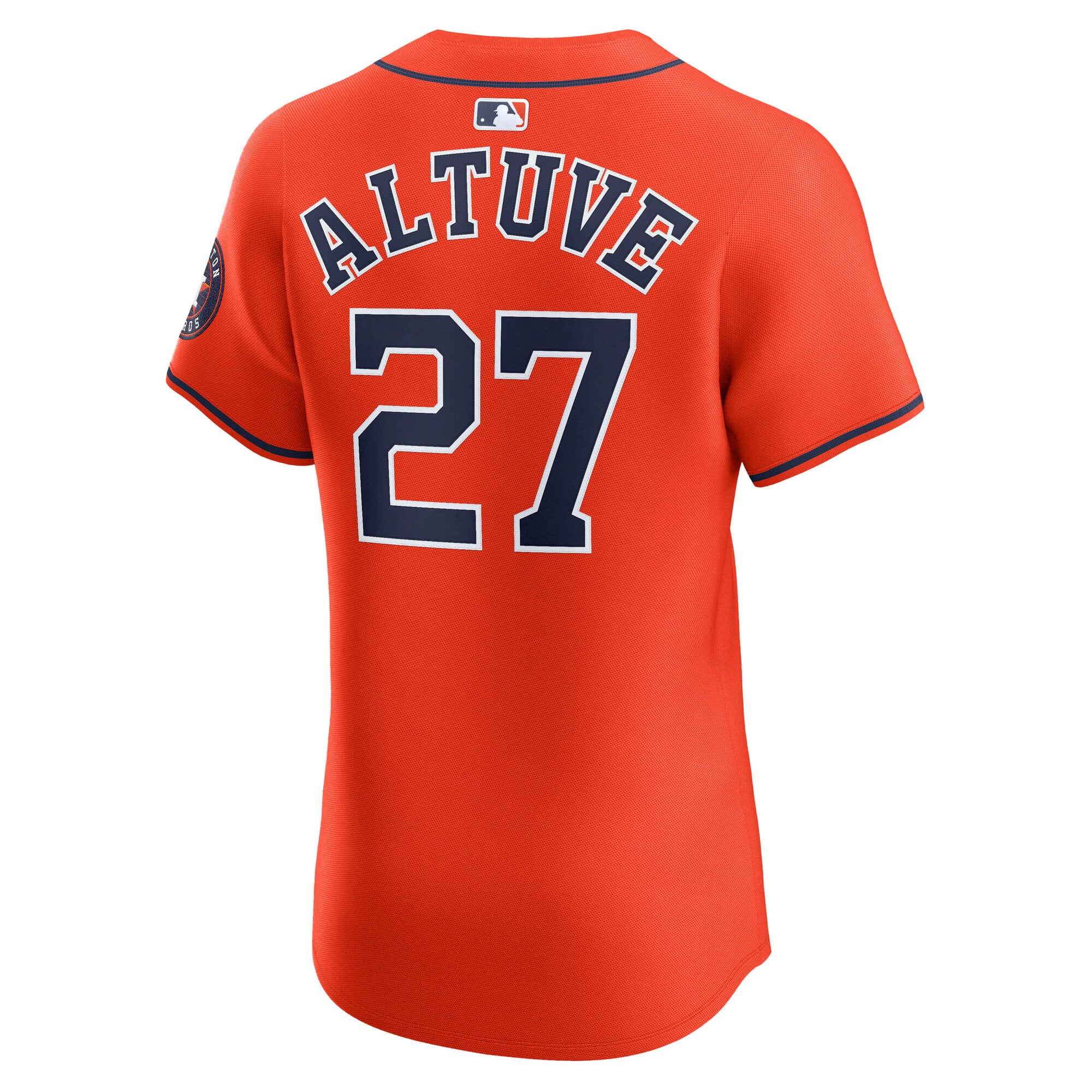 Jose Altuve Houston Astros Alternate Elite Player Jersey - Orange - Image 4