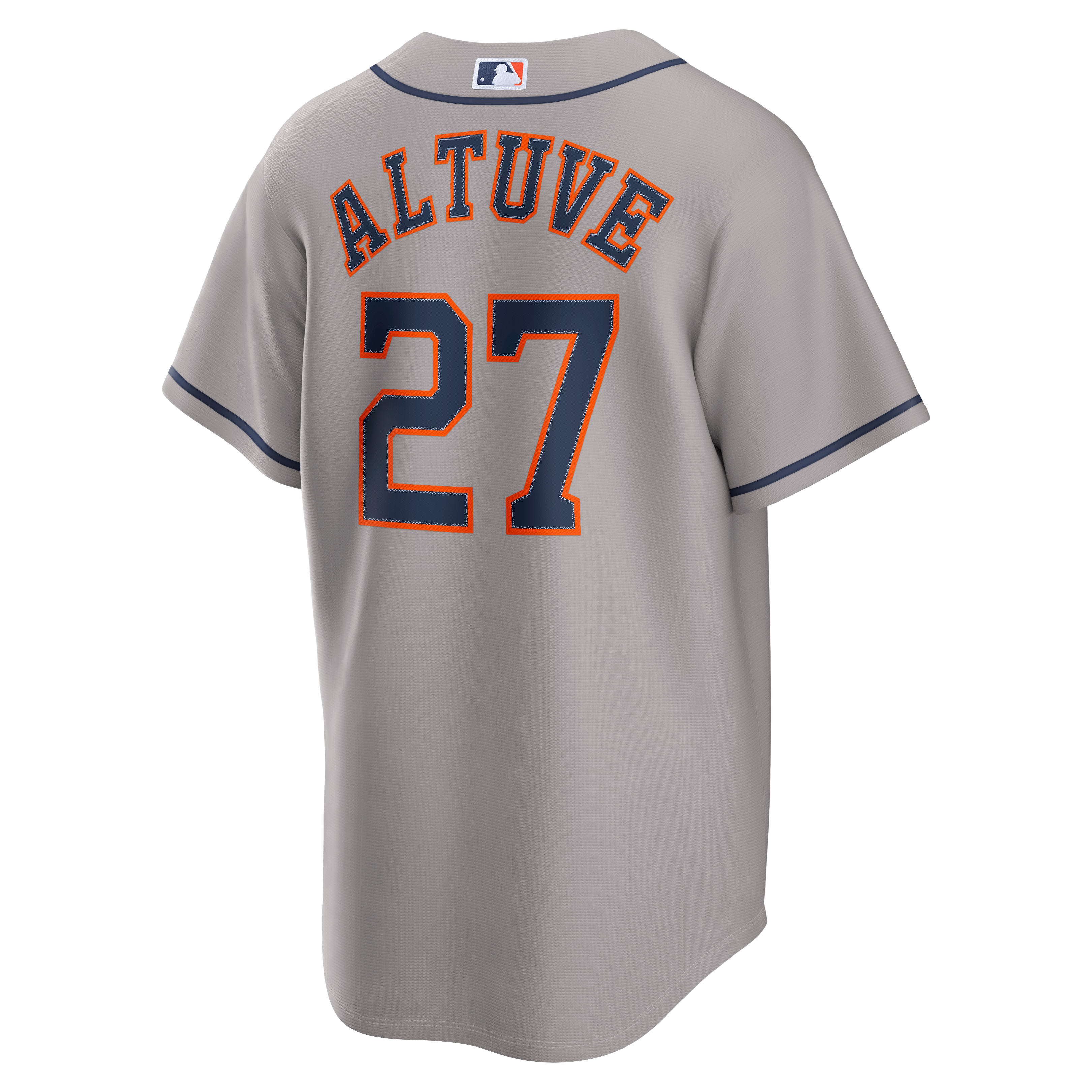 Jose Altuve Houston Astros Alternate Jersey - Gray - Image 4