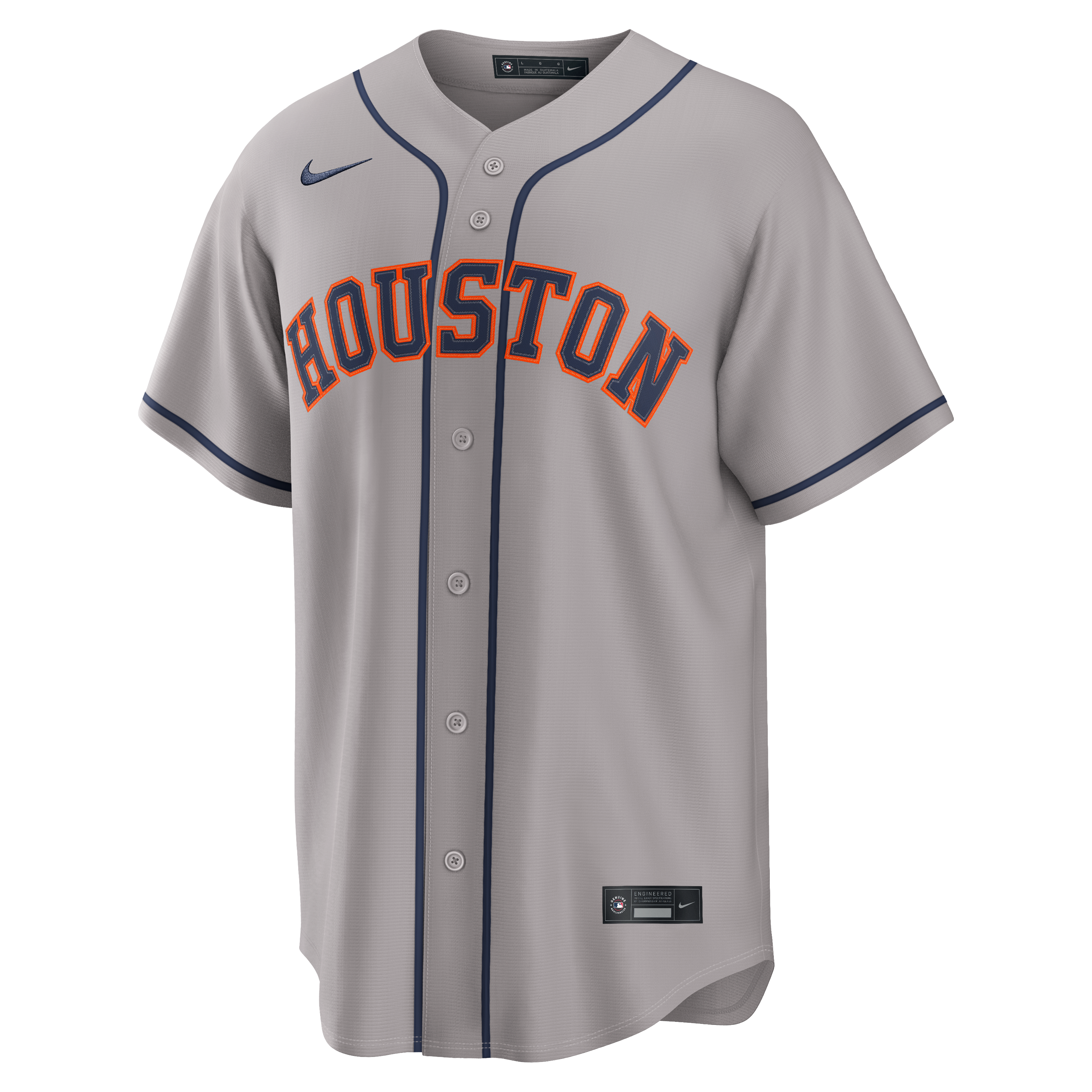 Jose Altuve Houston Astros Alternate Jersey - Gray - Image 3