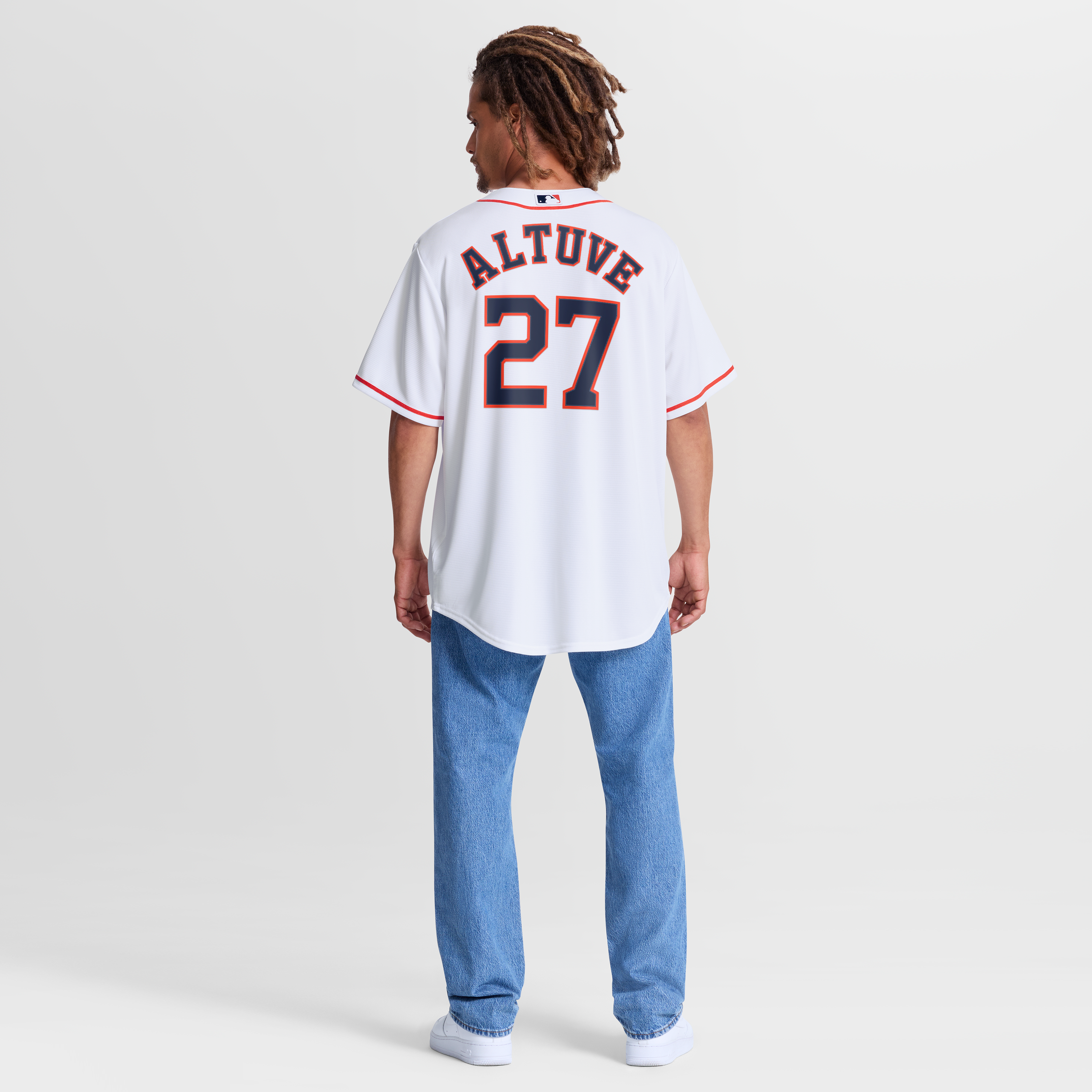 Jose Altuve Houston Astros Home Jersey - White - Image 6