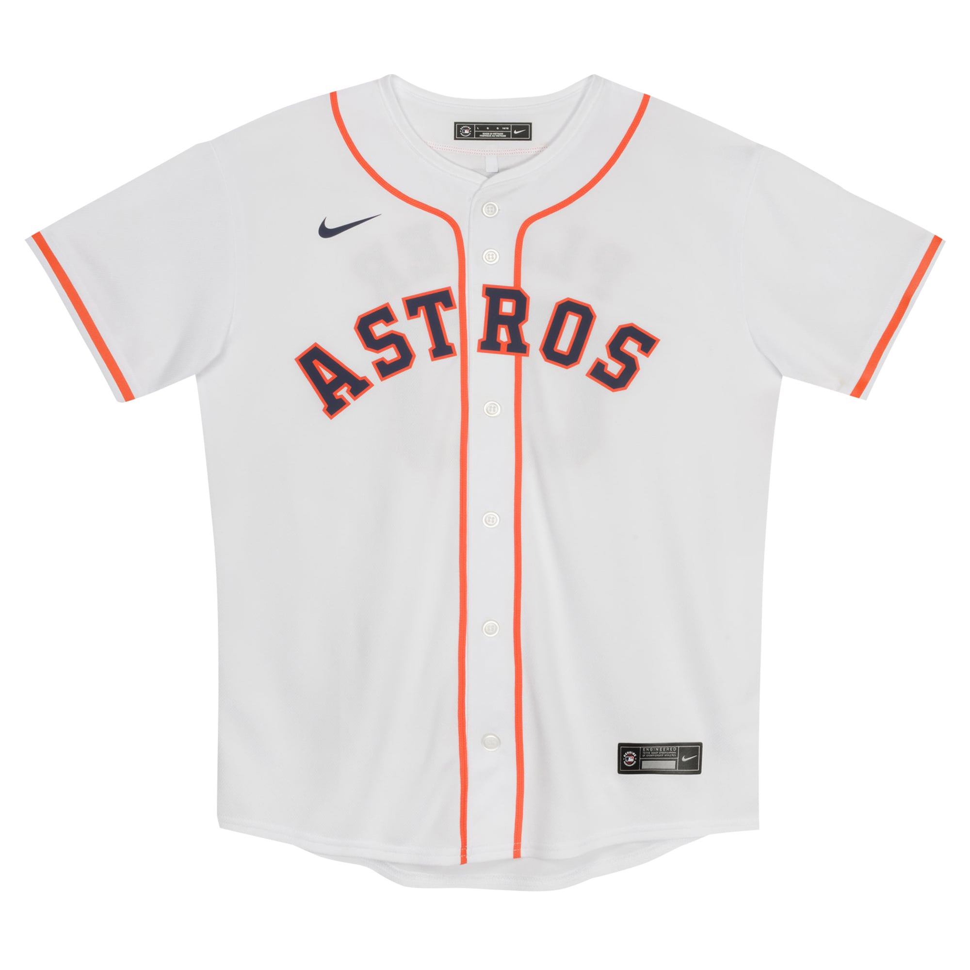 Jose Altuve Houston Astros Preschool Home Game Jersey - White - Image 3