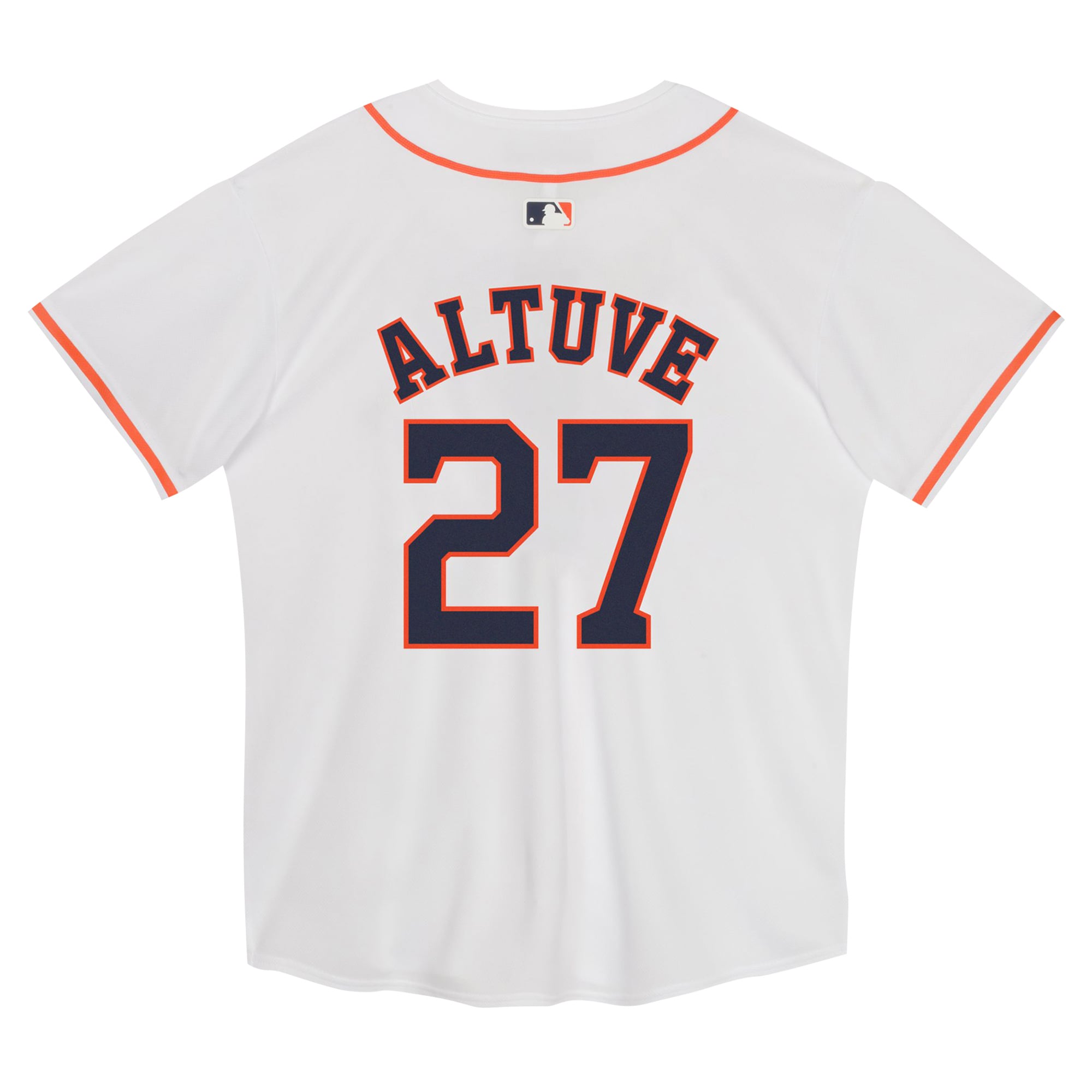 Jose Altuve Houston Astros Preschool Home Game Jersey - White - Image 4