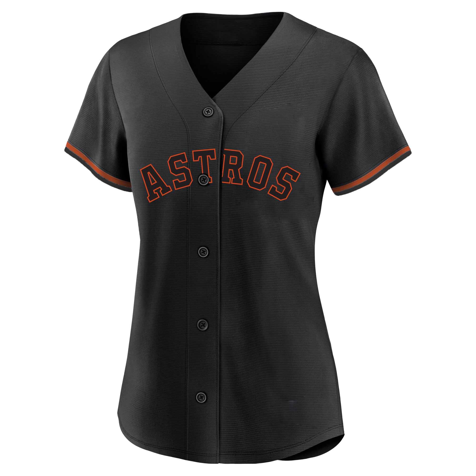 Jose Altuve Houston Astros Profile Women's Plus Size Player Name & Number Fashion Jersey - Black - Image 3