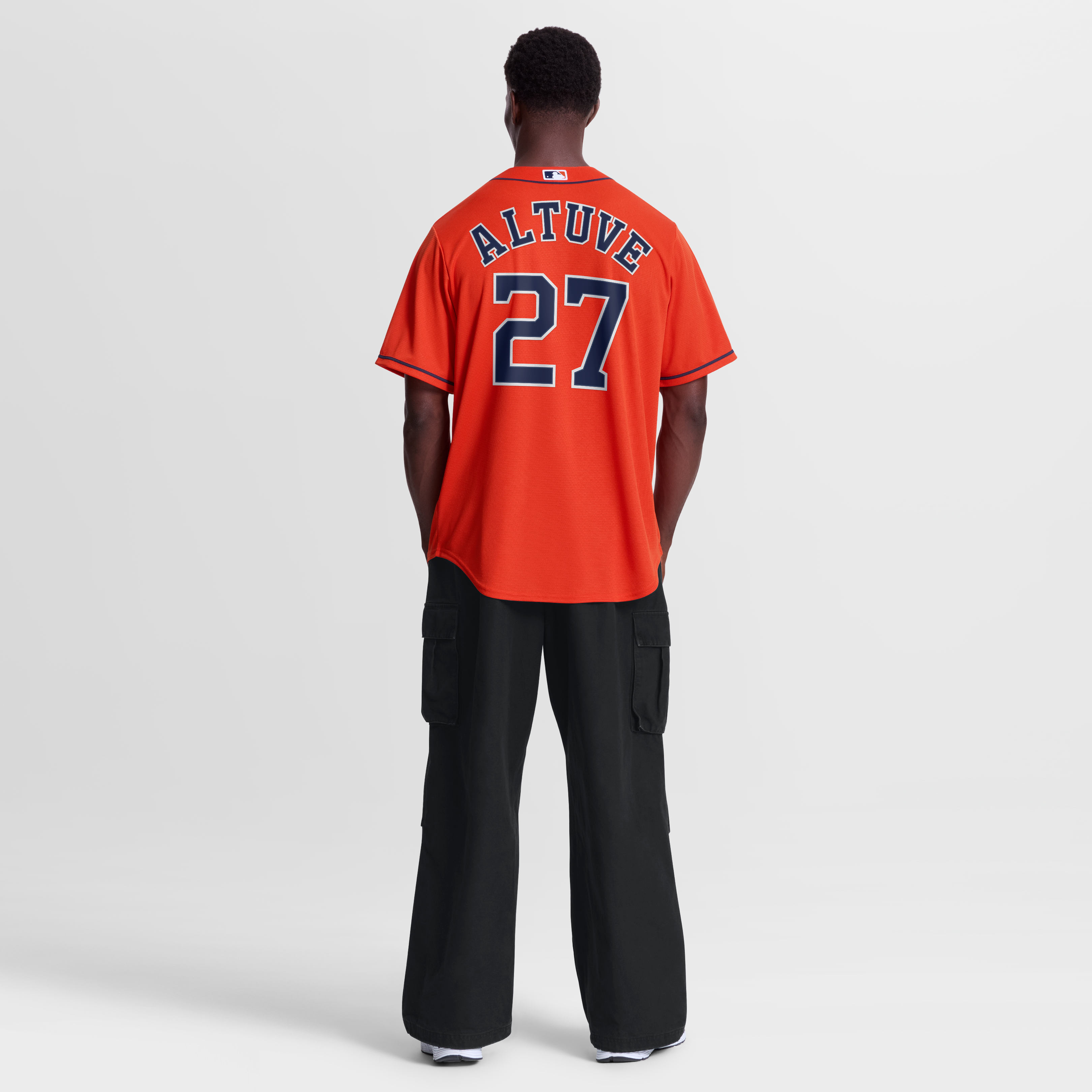 Jose Altuve Houston Astros Road Jersey - Orange - Image 6