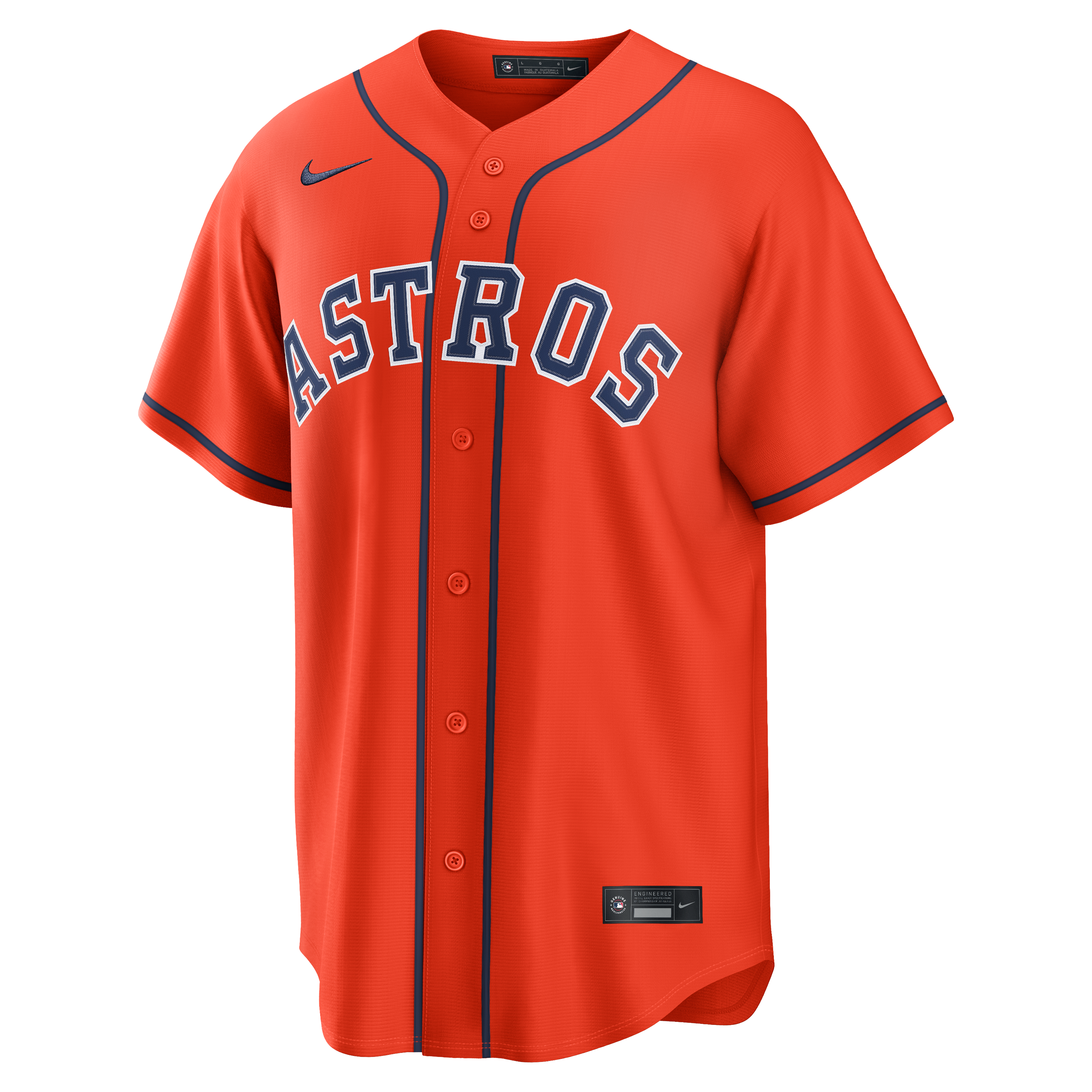 Jose Altuve Houston Astros Road Jersey - Orange - Image 3
