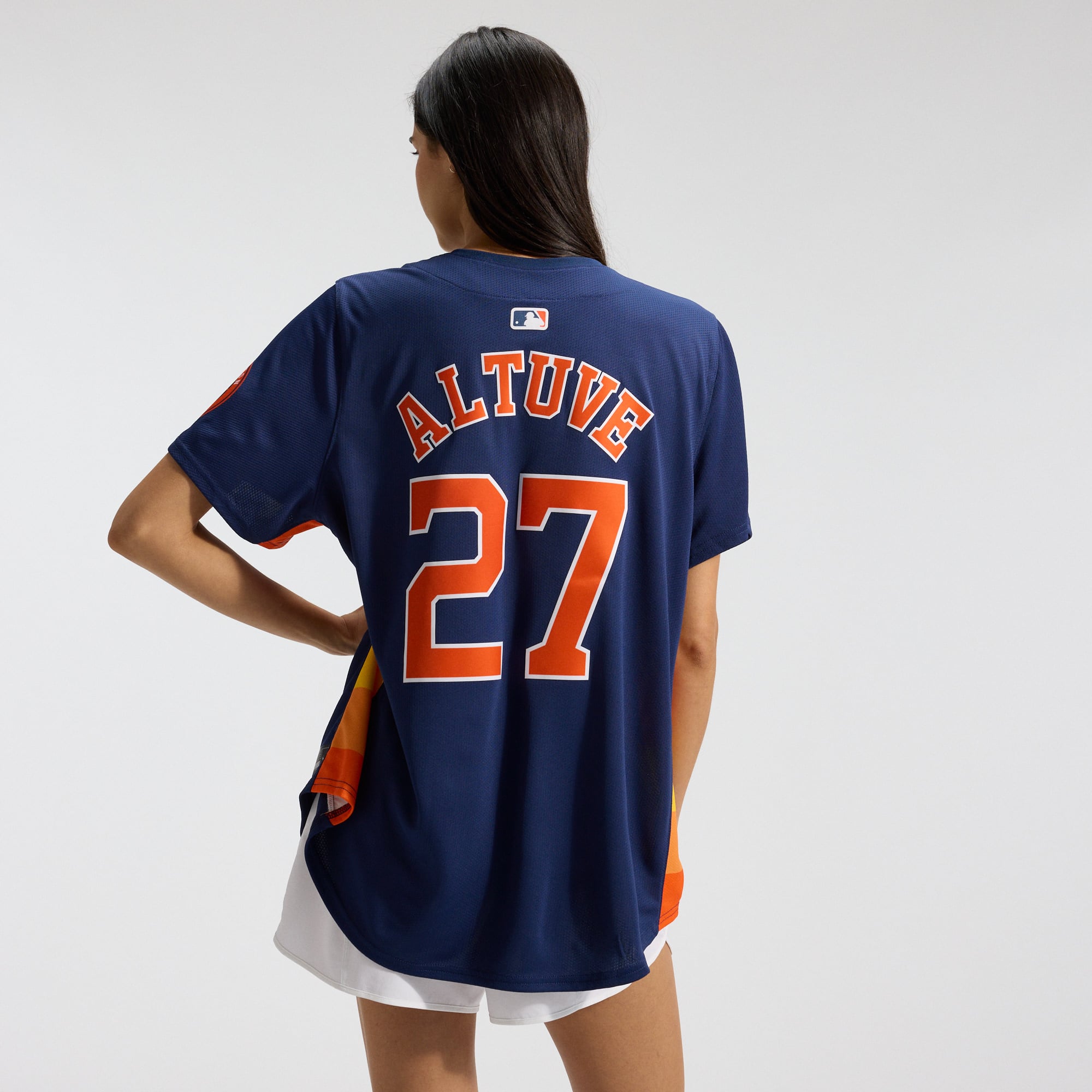 Jose Altuve Houston Astros Women's Alternate Limited Player Jersey – Navy - Image 4