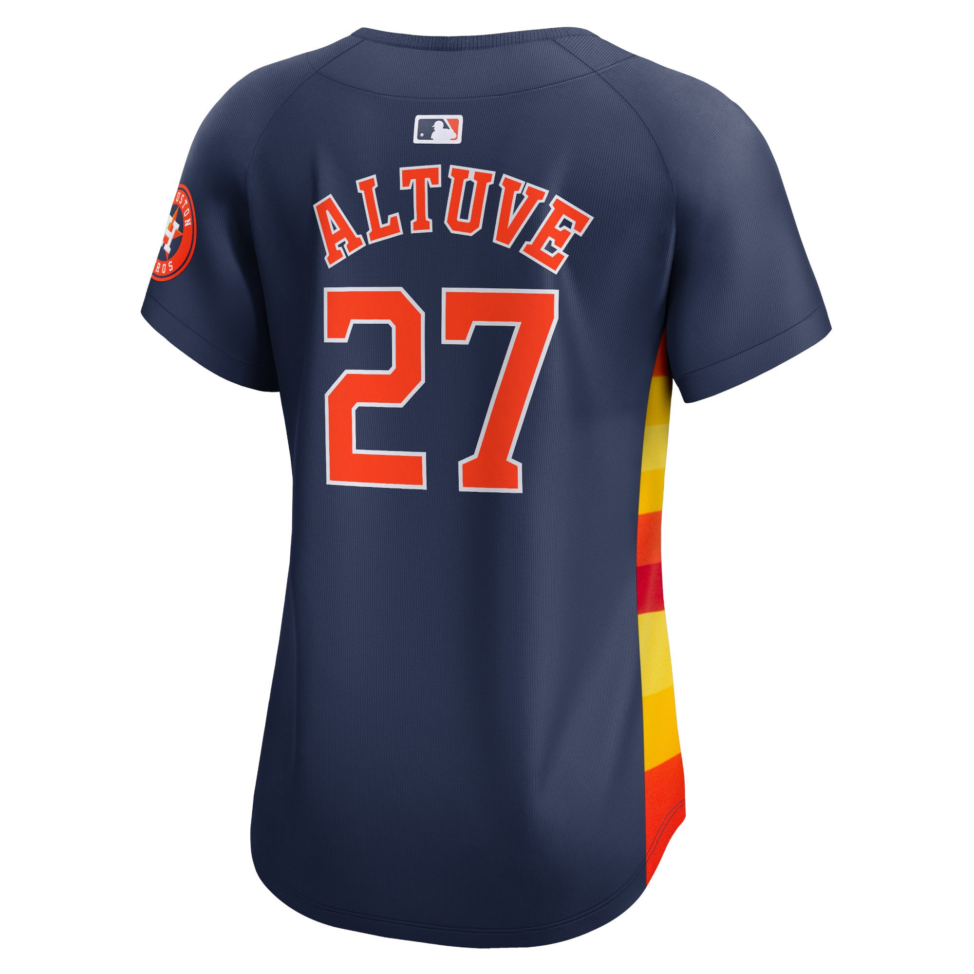 Jose Altuve Houston Astros Women's Alternate Limited Player Jersey – Navy - Image 8