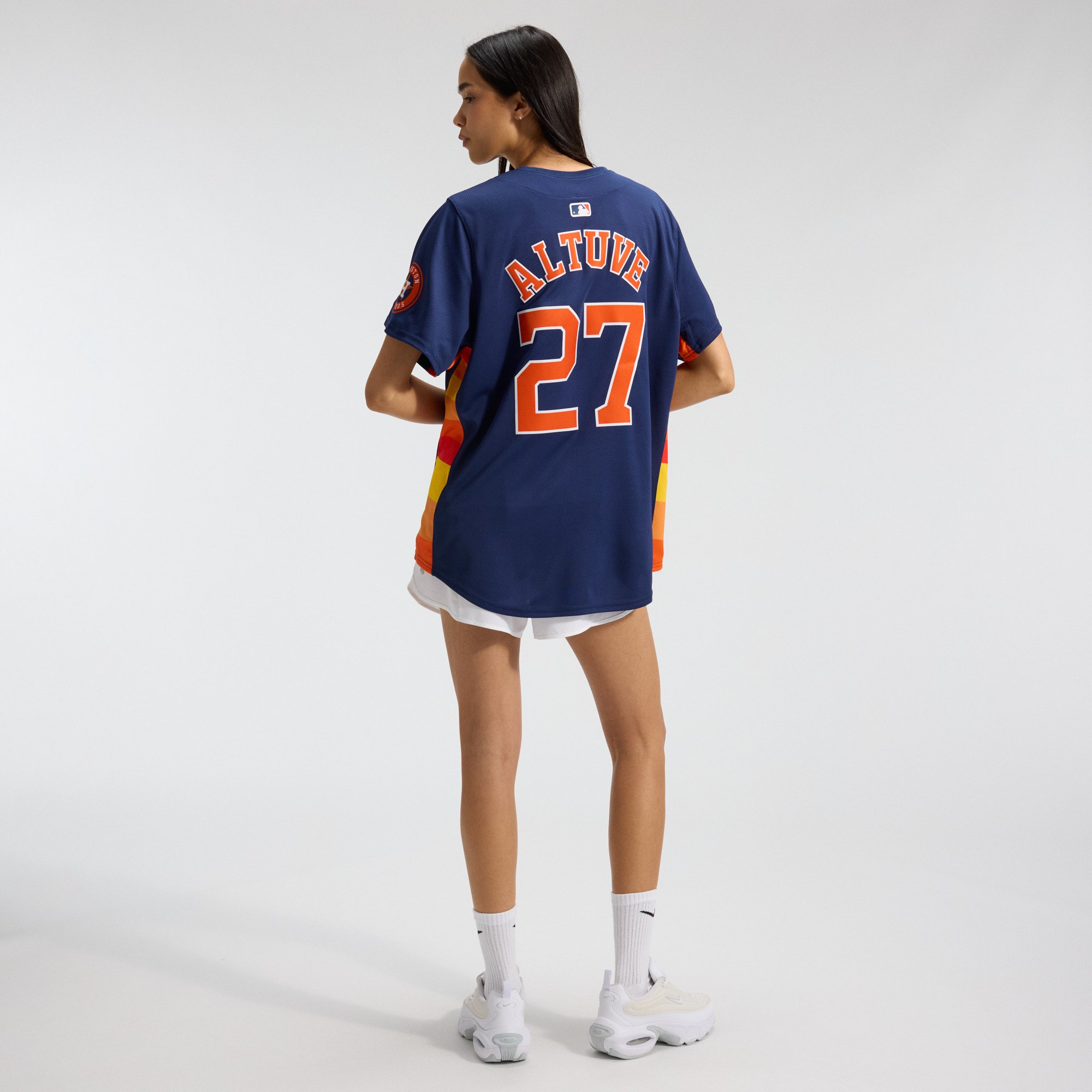 Jose Altuve Houston Astros Women's Alternate Limited Player Jersey – Navy - Image 6