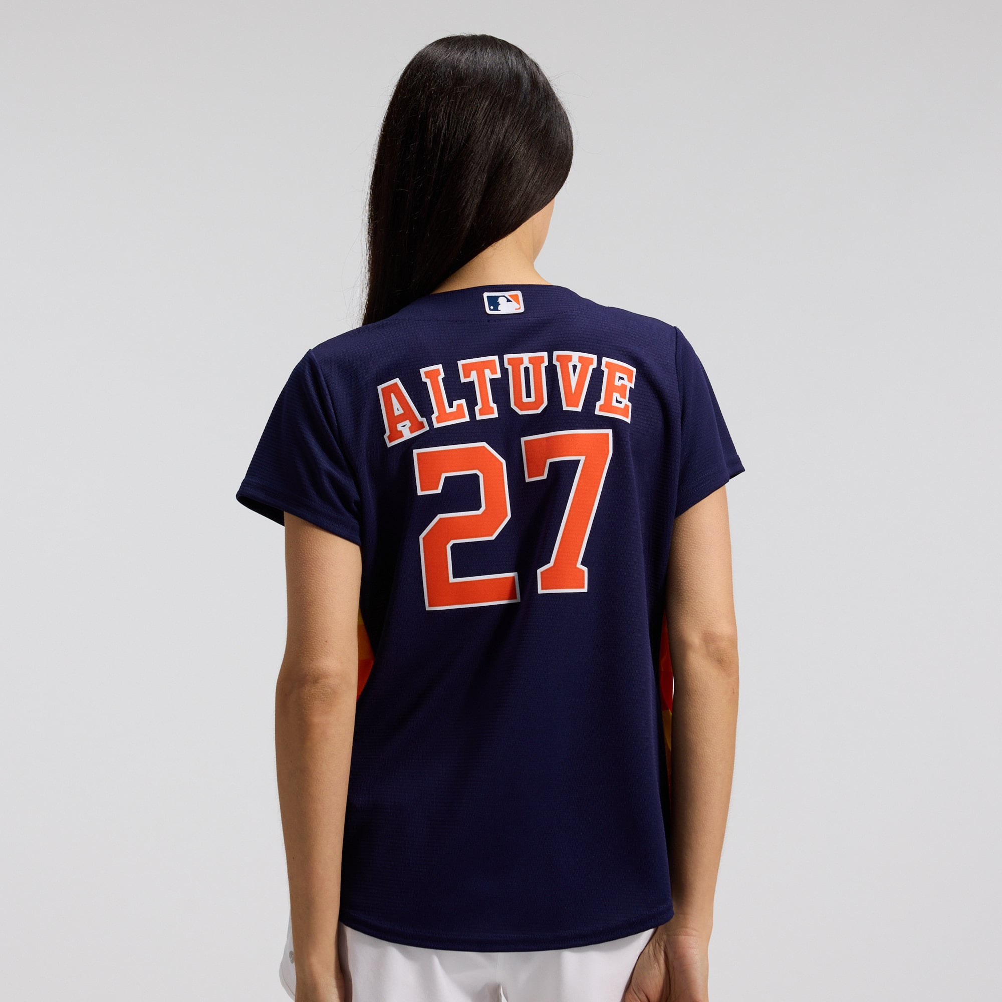 Jose Altuve Houston Astros Women's Alternate Player Jersey - Navy - Image 4