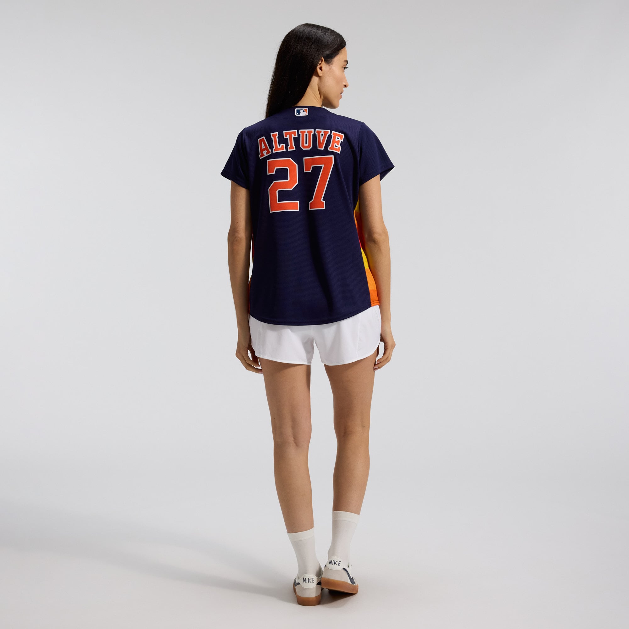 Jose Altuve Houston Astros Women's Alternate Player Jersey - Navy - Image 6
