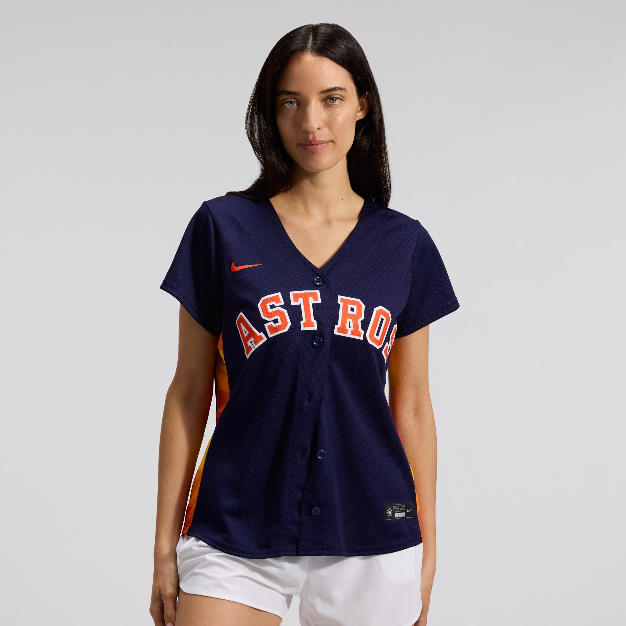 Jose Altuve Houston Astros Women's Alternate Player Jersey - Navy - Image 3